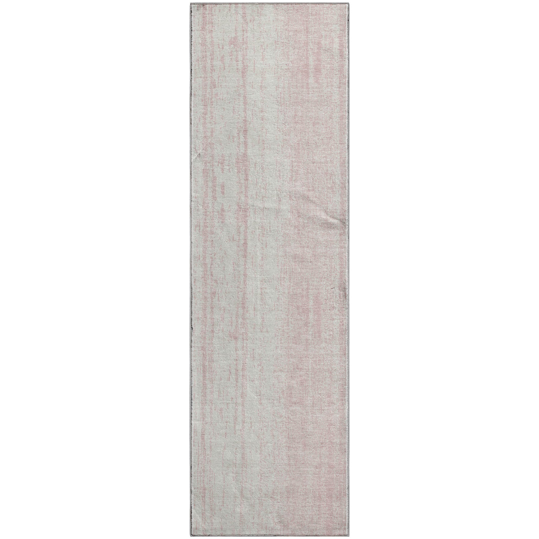 Lucerne Machine Washable Transitional Pink Rug 2'3" x 7'6" #shape_Runner