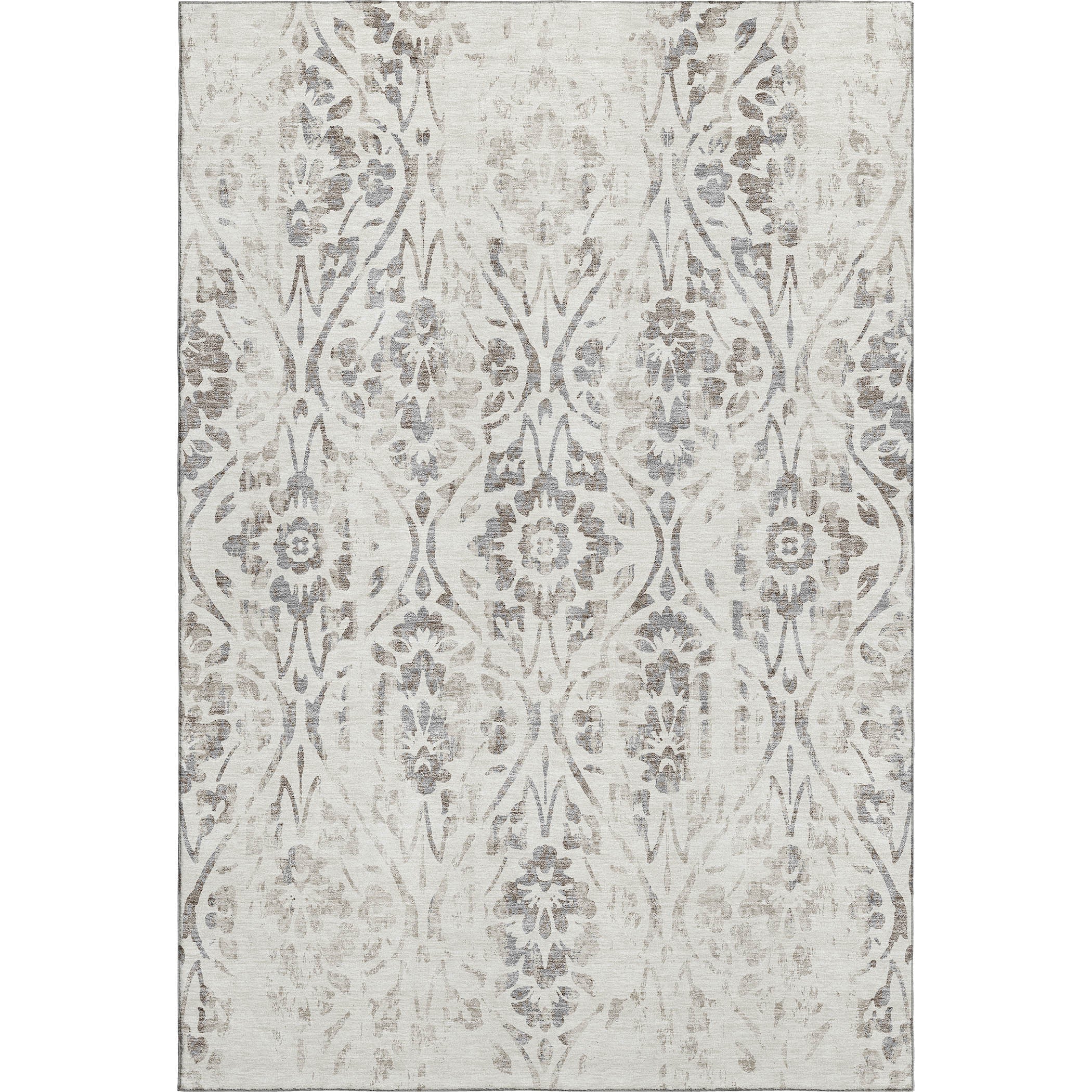 Cartagena Machine Washable Transitional Ivory Rug 2'6" x 3'10" #shape_Rectangle