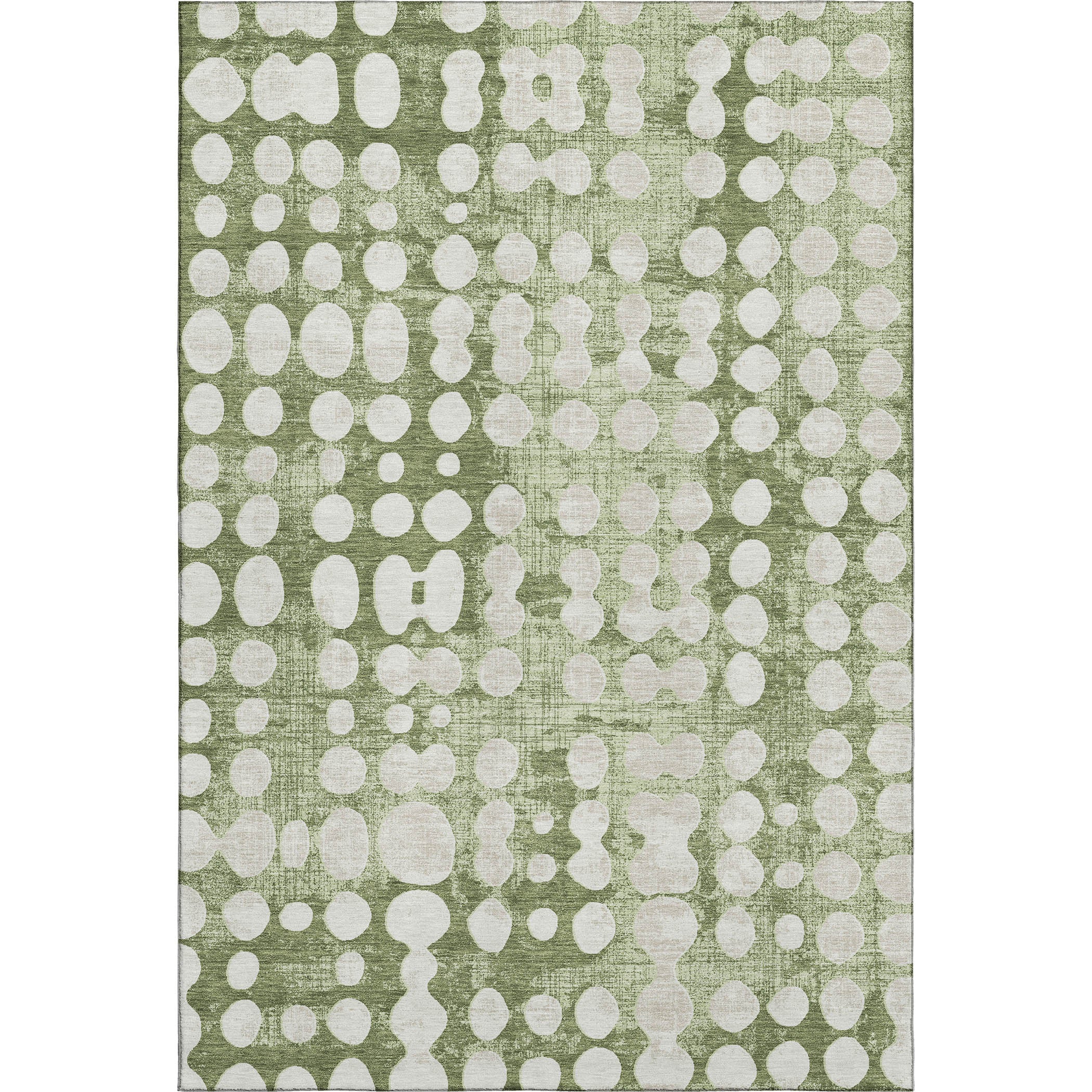 Budapest Machine Washable Transitional Aloe Green Rug 2'6" x 3'10" #shape_Rectangle