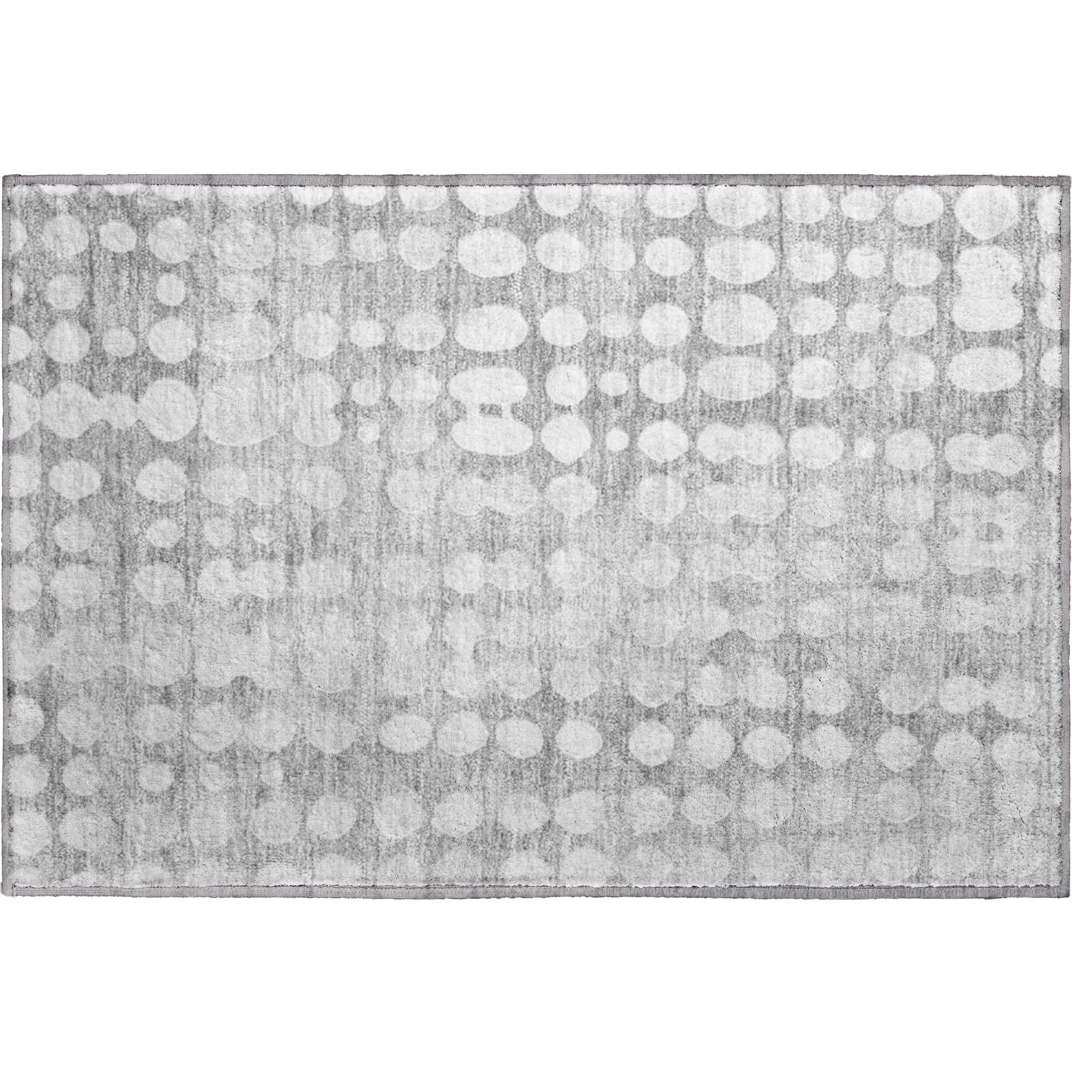 Budapest Machine Washable Transitional Gray Rug 1'8" x 2'6" #shape_Rectangle