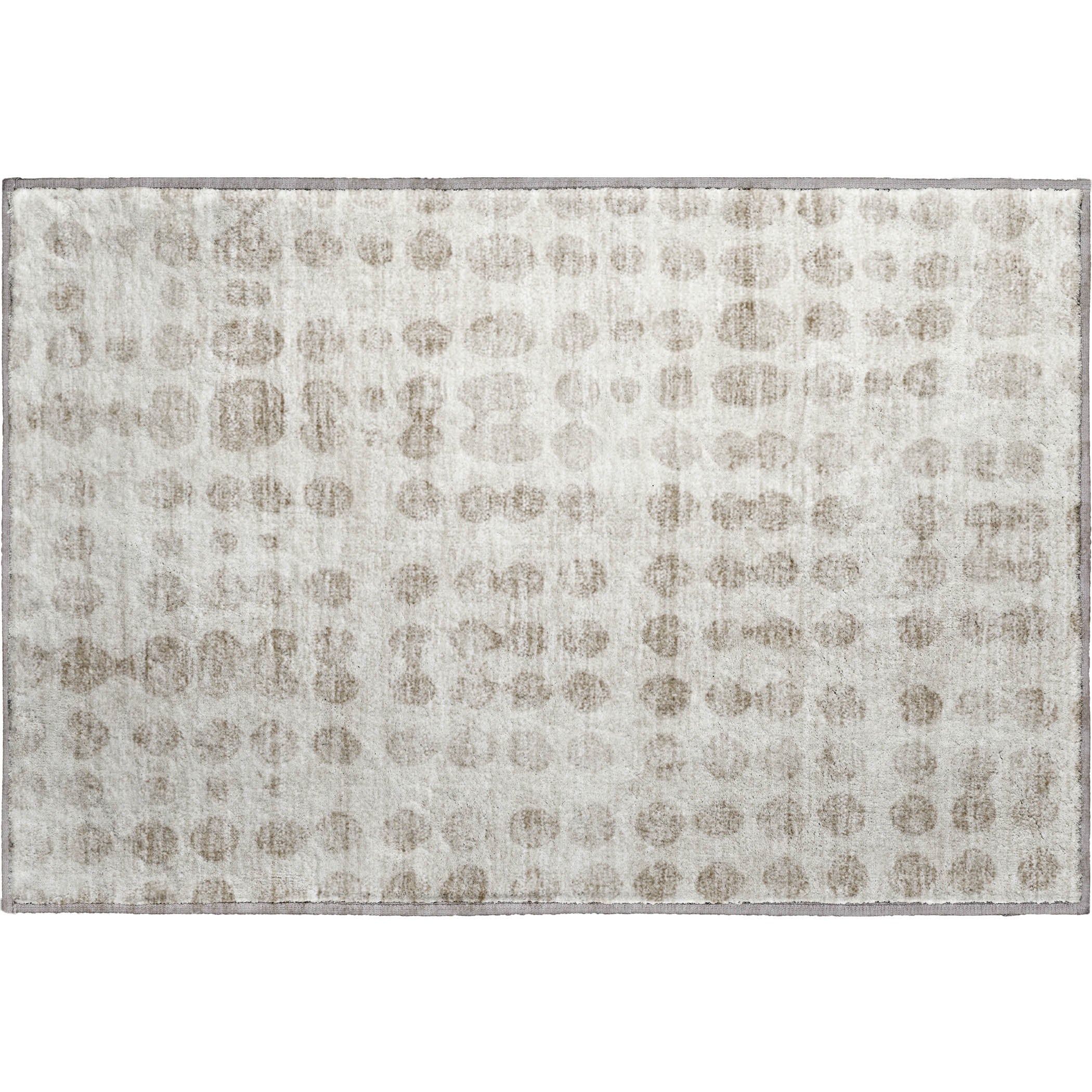 Budapest Machine Washable Transitional Ivory Rug 1'8" x 2'6" #shape_Rectangle