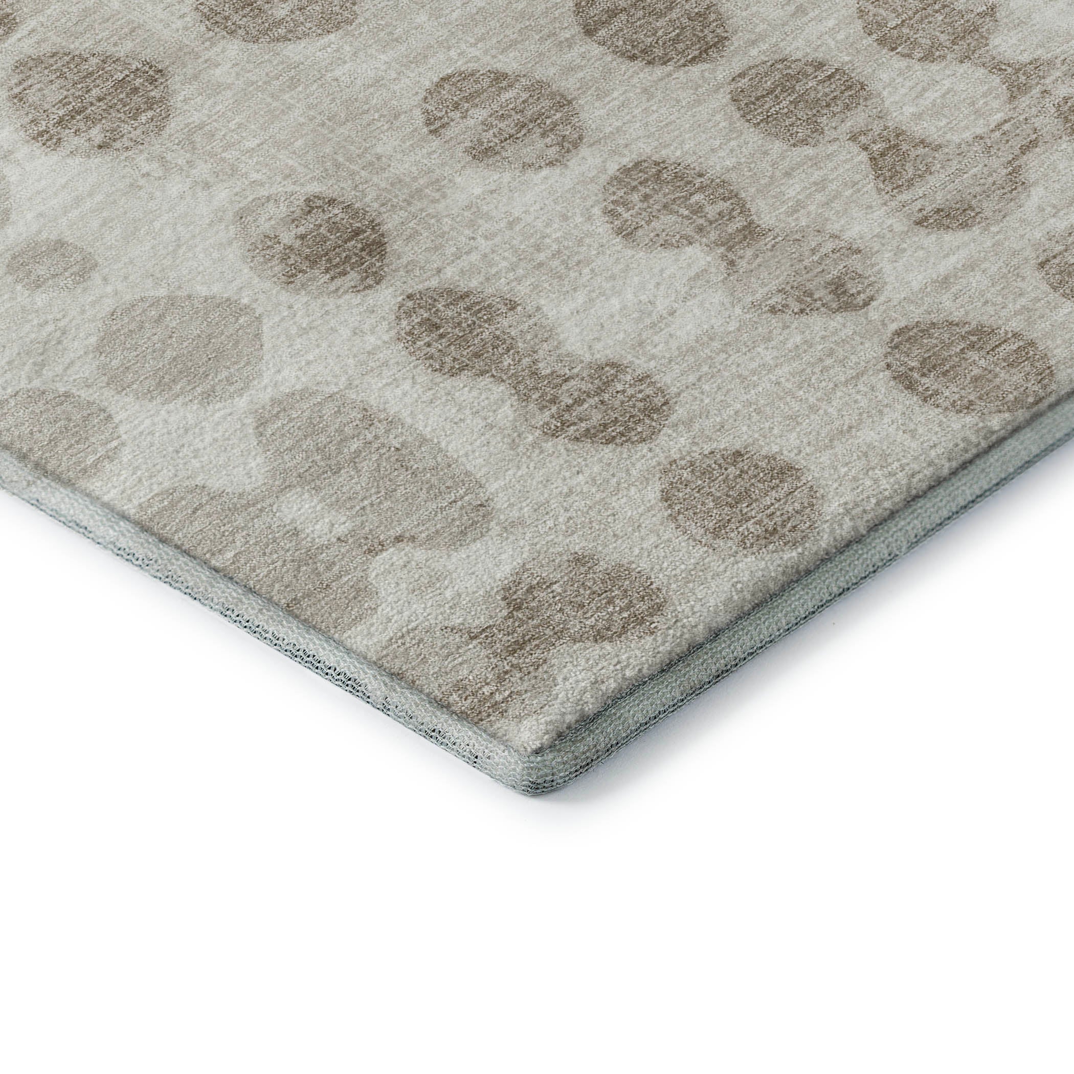 Budapest Machine Washable Transitional Ivory Rug 1'8" x 2'6" #shape_Rectangle
