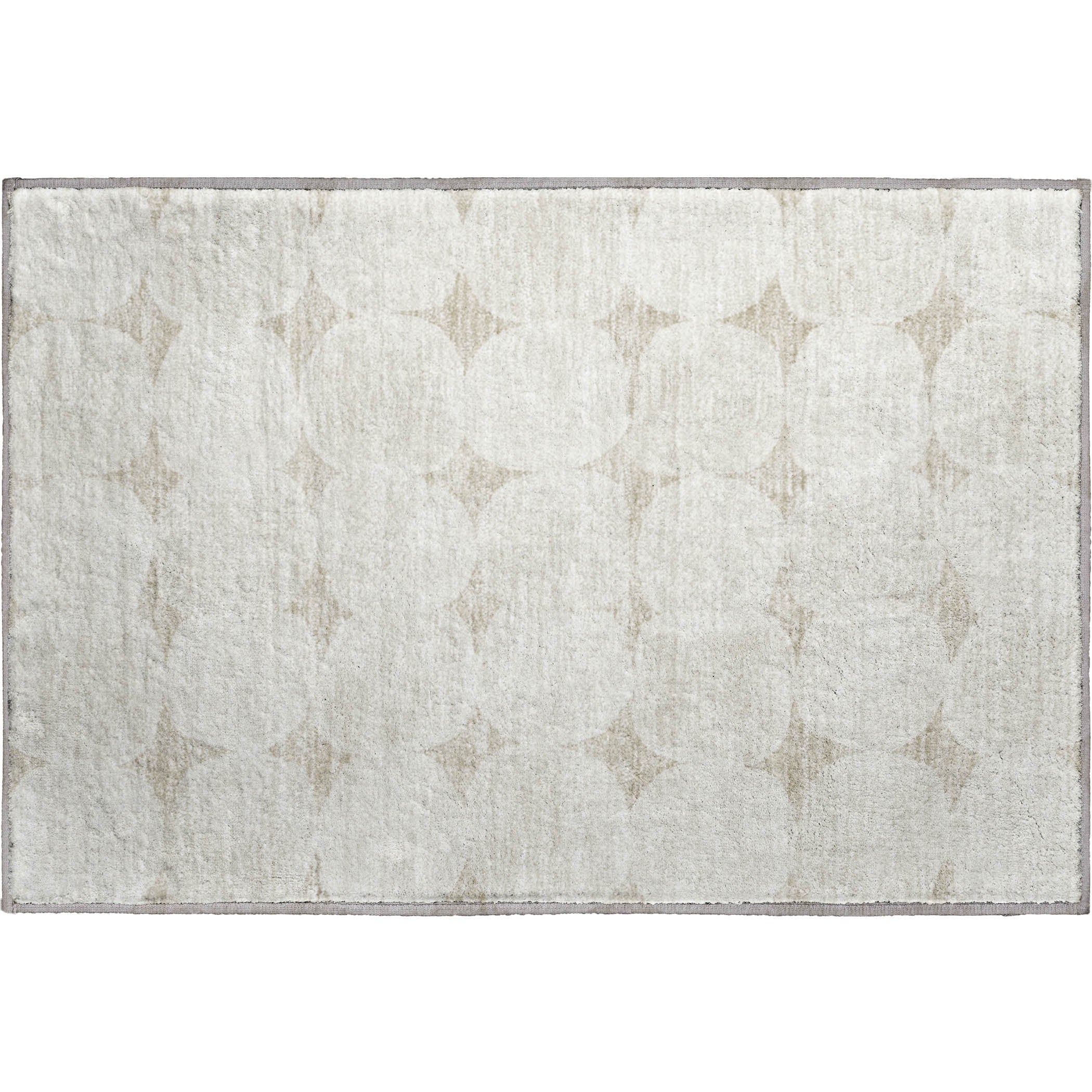 Lima Machine Washable Transitional Beige Brown Rug 1'8" x 2'6" #shape_Rectangle