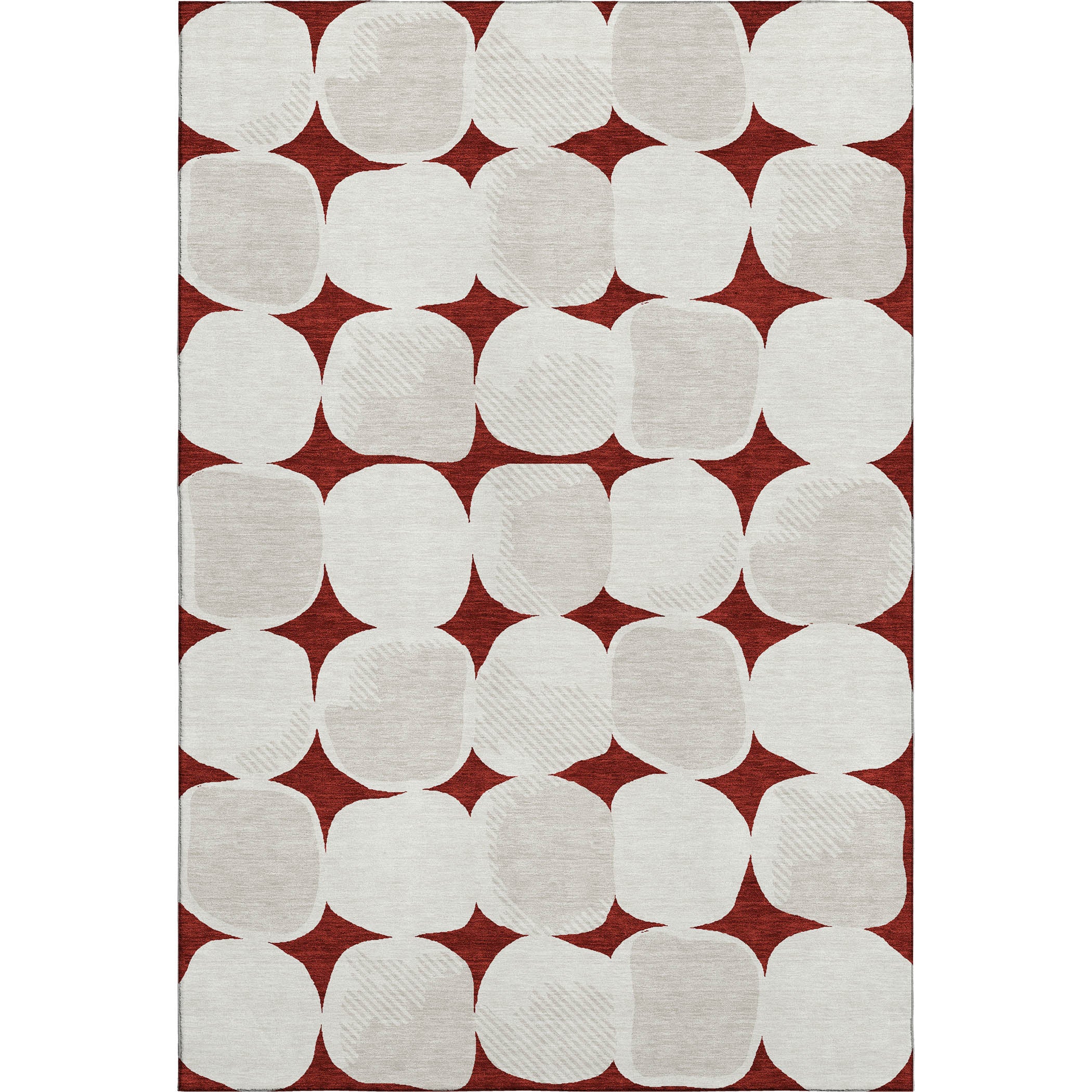 Lima Machine Washable Transitional Burgundy Red Rug 2'6" x 3'10" #shape_Rectangle