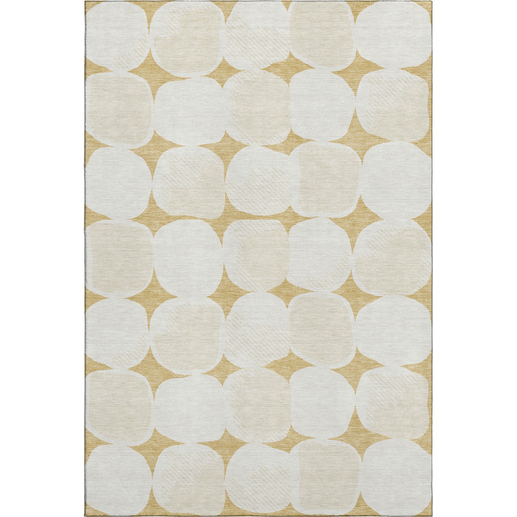 Lima Machine Washable Transitional Gold Rug 2'6" x 3'10" #shape_Rectangle