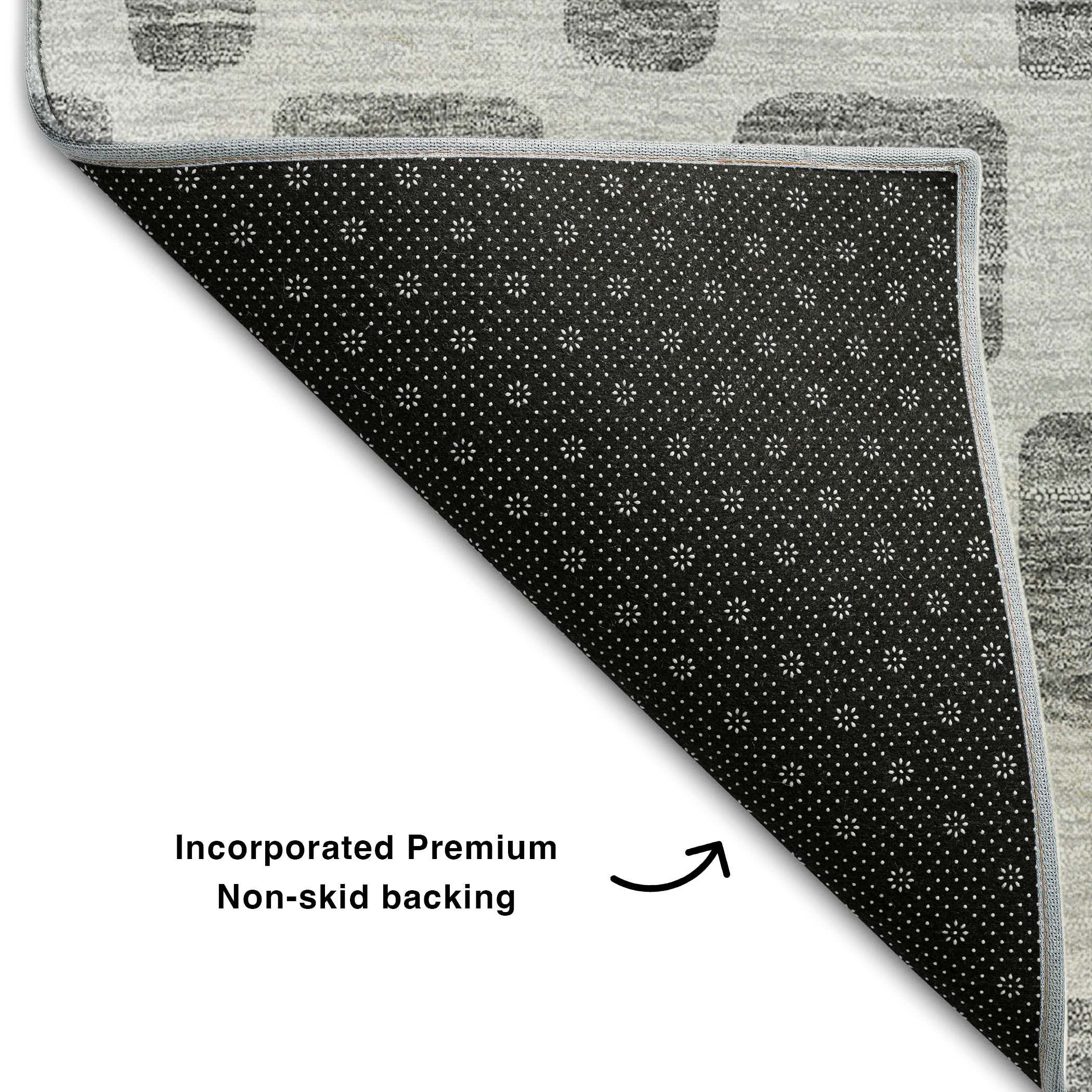 Athens Machine Washable Transitional Gray Rug 1'8" x 2'6" #shape_Rectangle