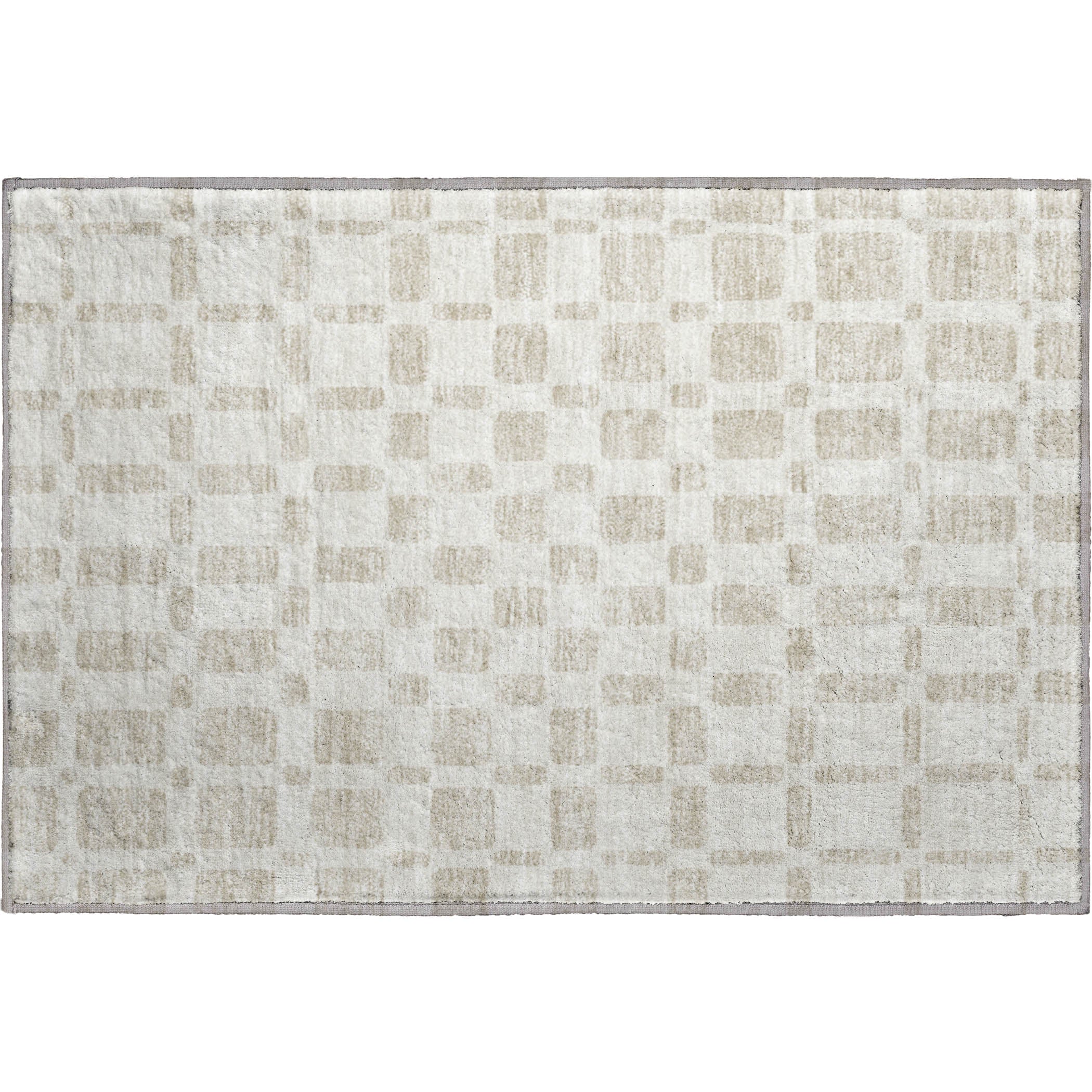 Athens Machine Washable Transitional Ivory Rug 1'8" x 2'6" #shape_Rectangle
