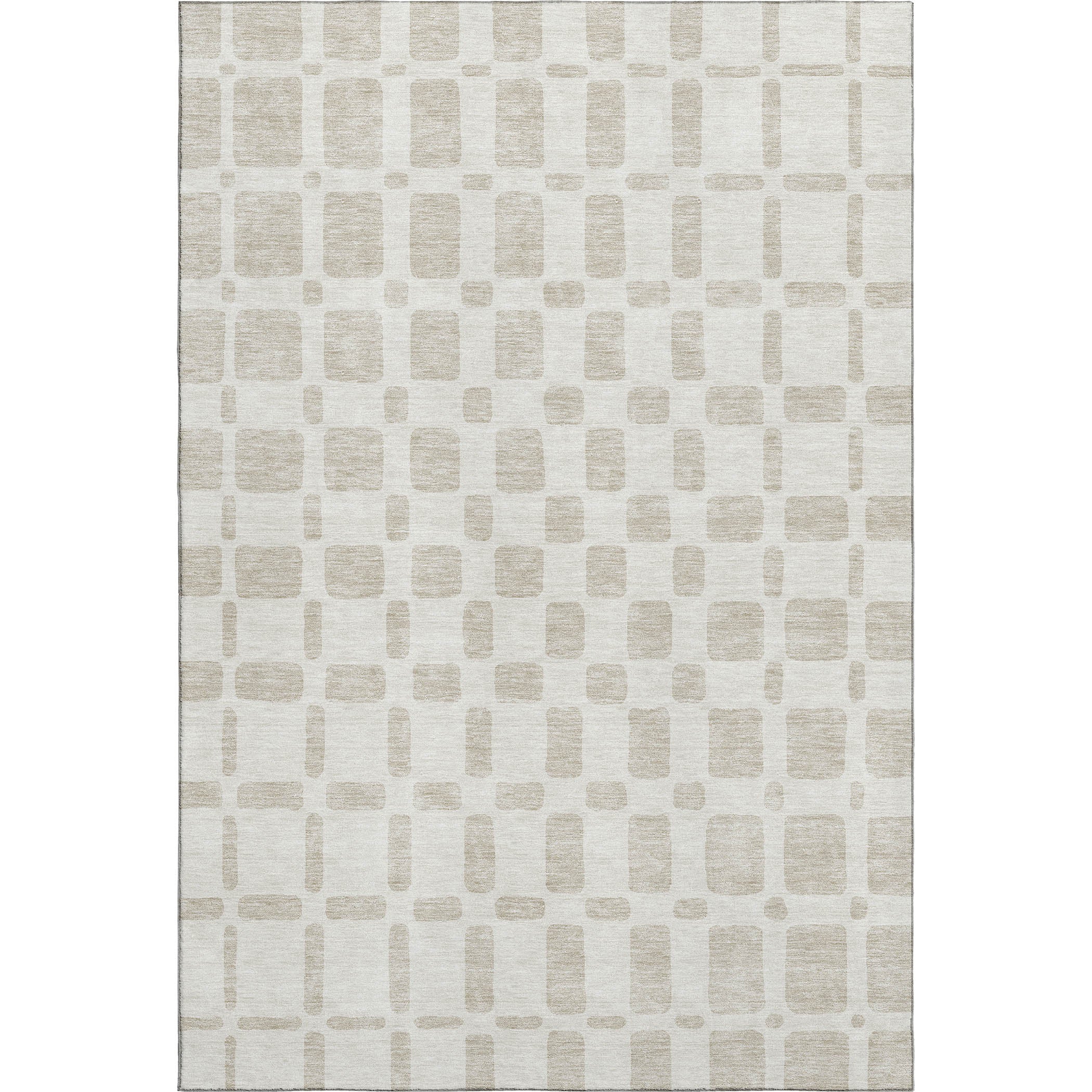 Athens Machine Washable Transitional Ivory Rug 2'6" x 3'10" #shape_Rectangle