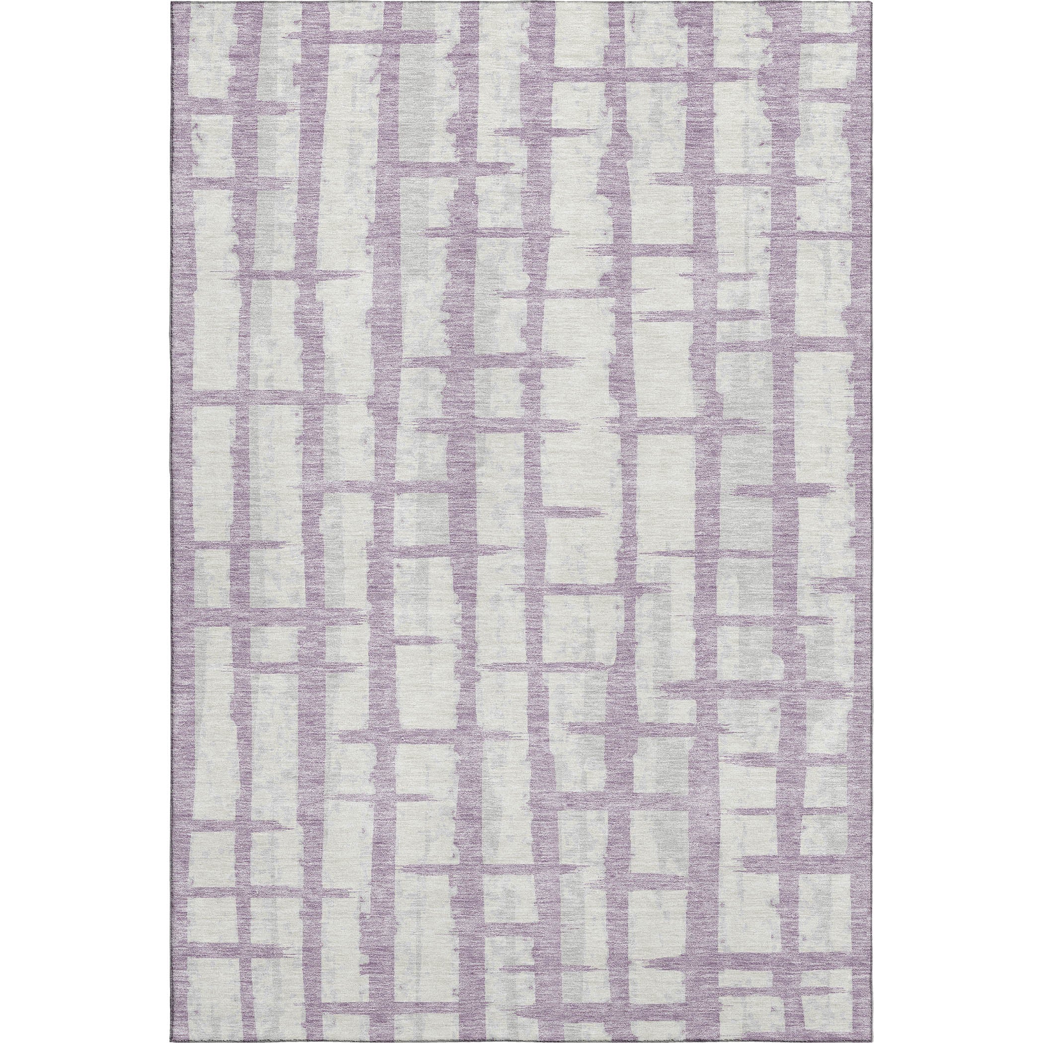 Siena Machine Washable Transitional Lavender Purple Rug 2'6" x 3'10" #shape_Rectangle