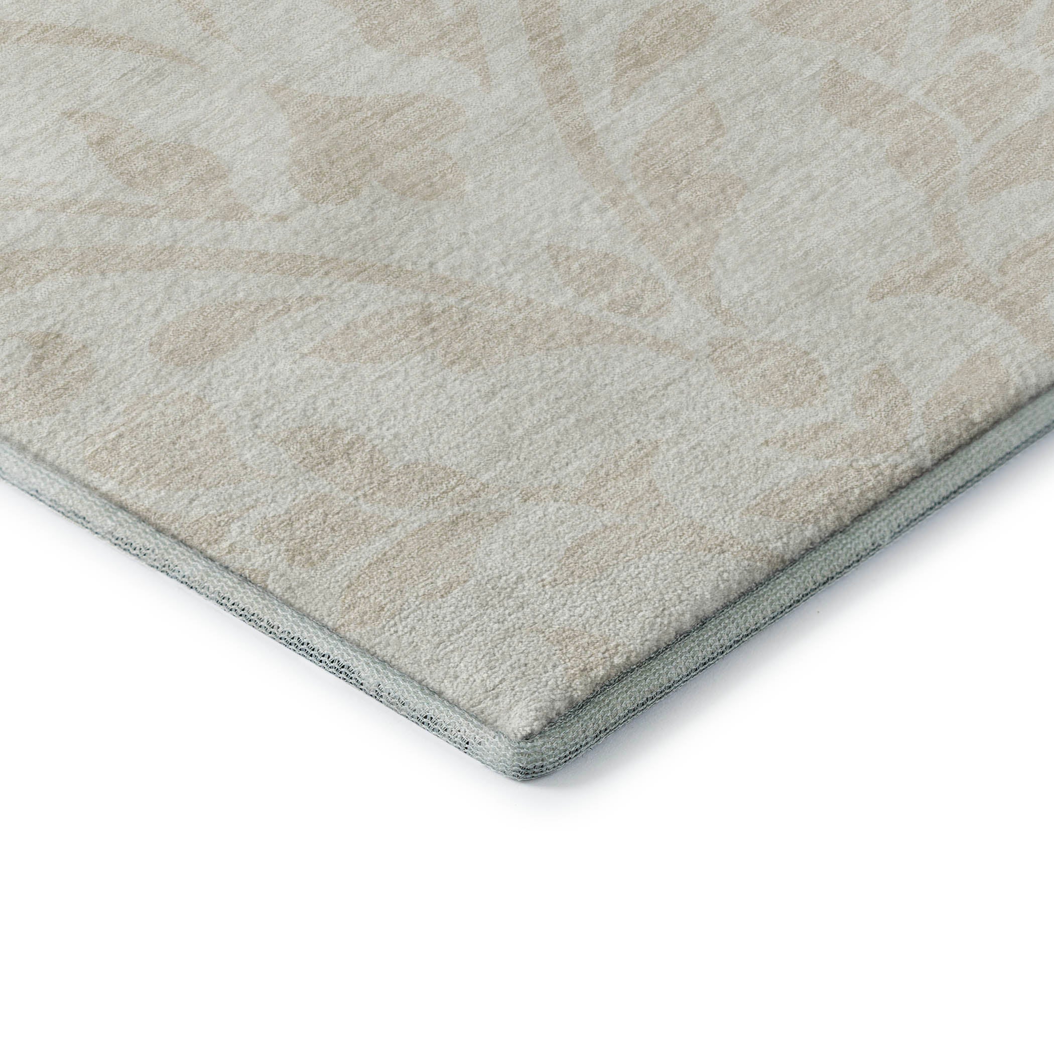 Montevideo Machine Washable Transitional Ivory Rug 1'8" x 2'6" #shape_Rectangle