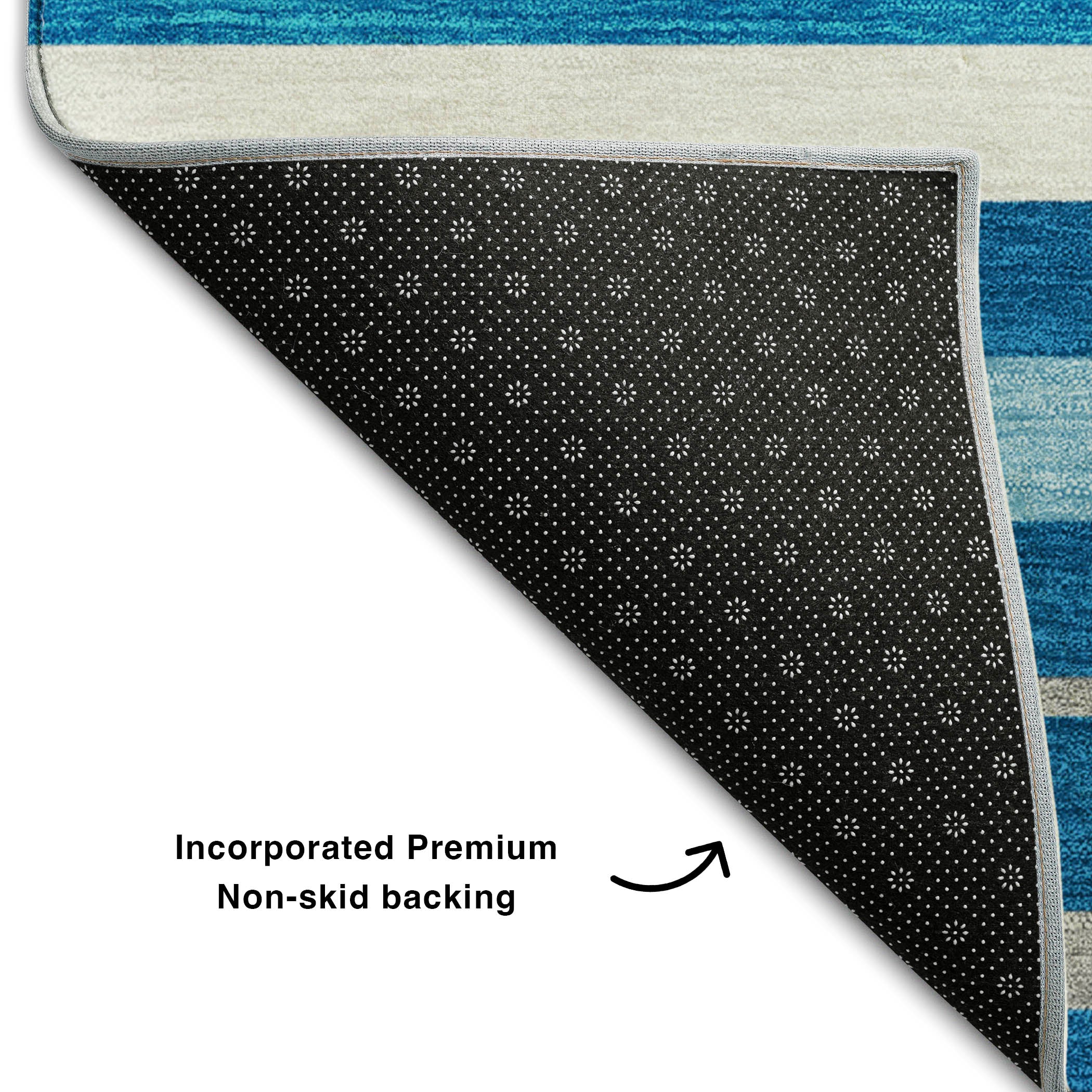 Bangkok Machine Washable Transitional Denim Blue Rug 1'8" x 2'6" #shape_Rectangle