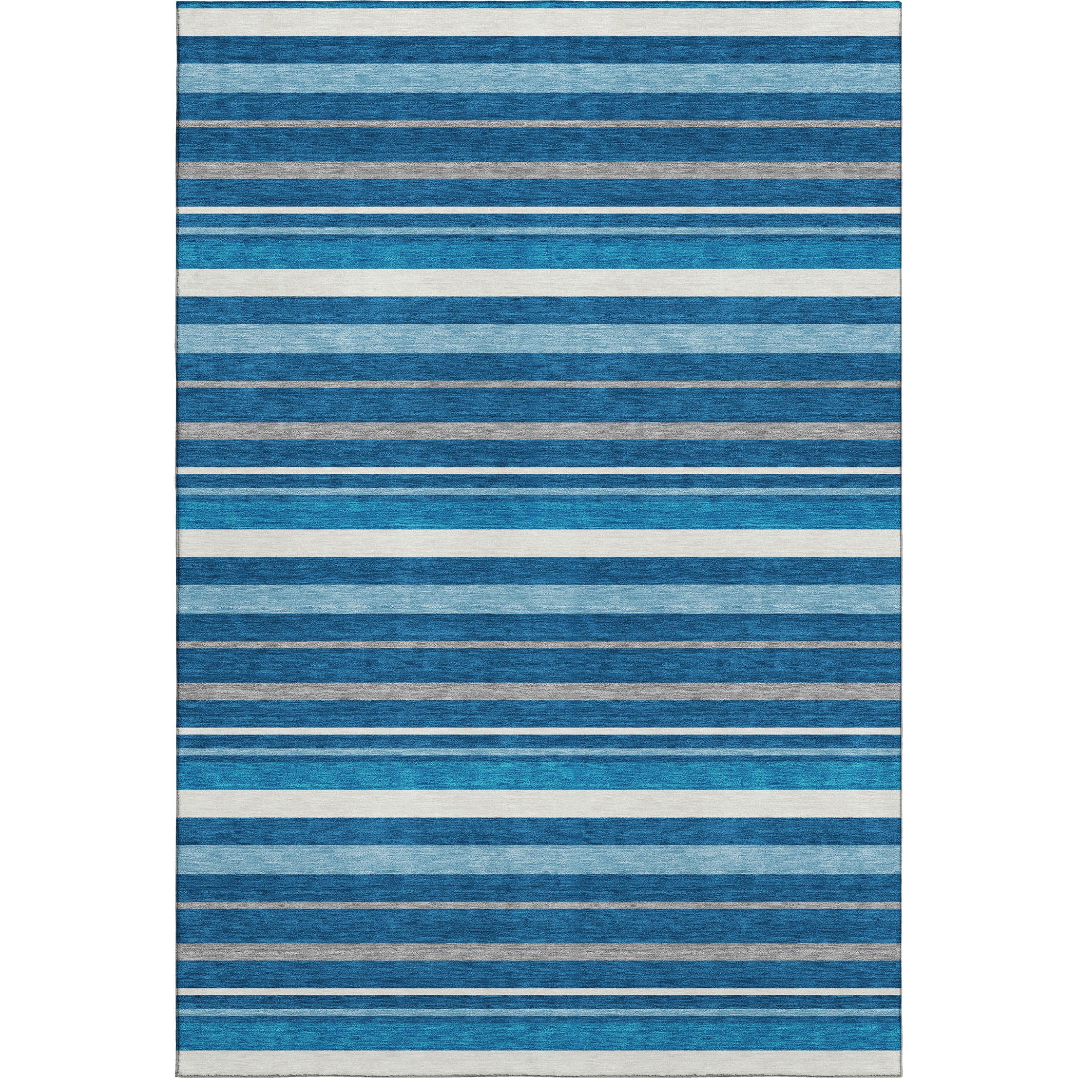 Bangkok Machine Washable Transitional Denim Blue Rug 2'6" x 3'10" #shape_Rectangle