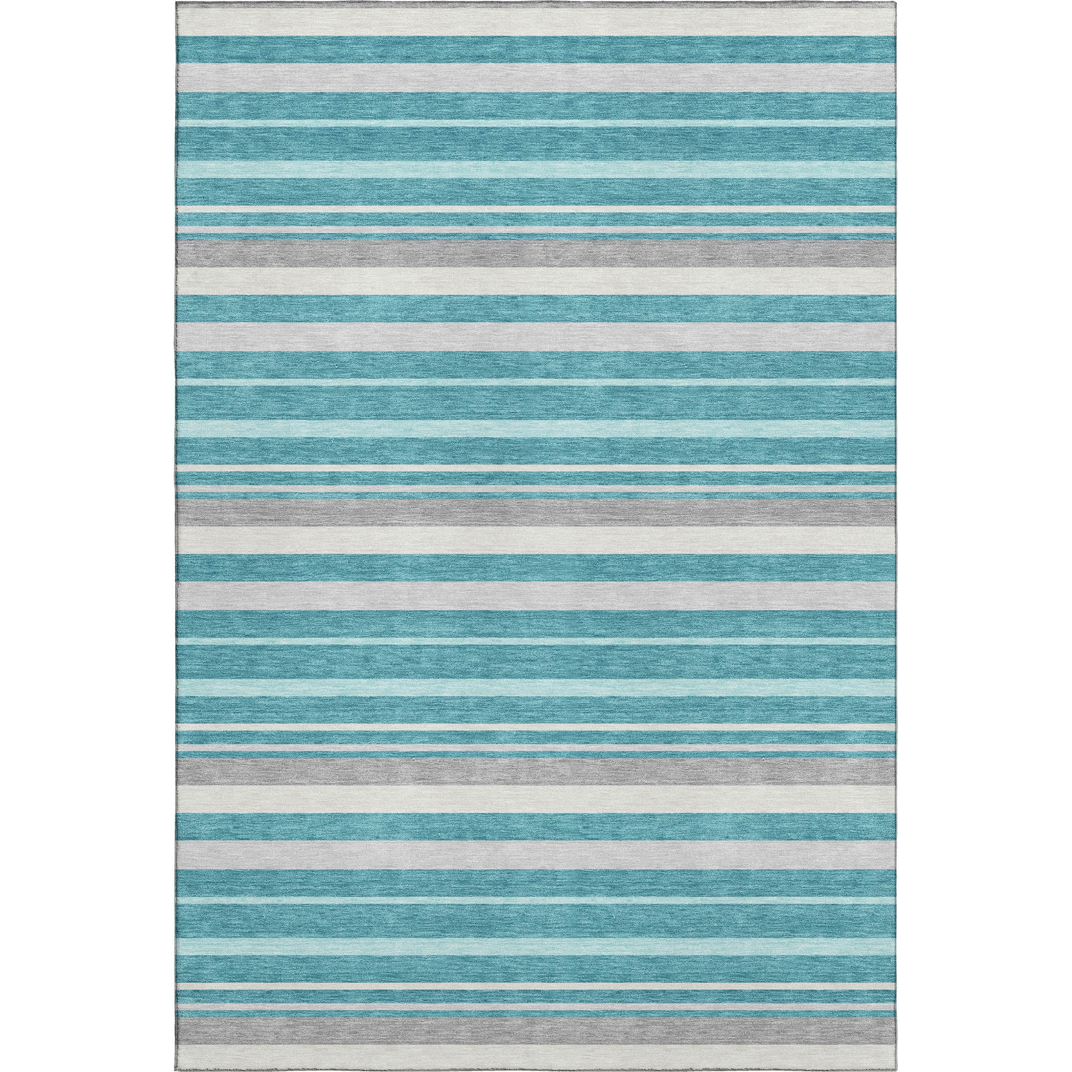 Bangkok Machine Washable Transitional Teal Rug 2'6" x 3'10" #shape_Rectangle