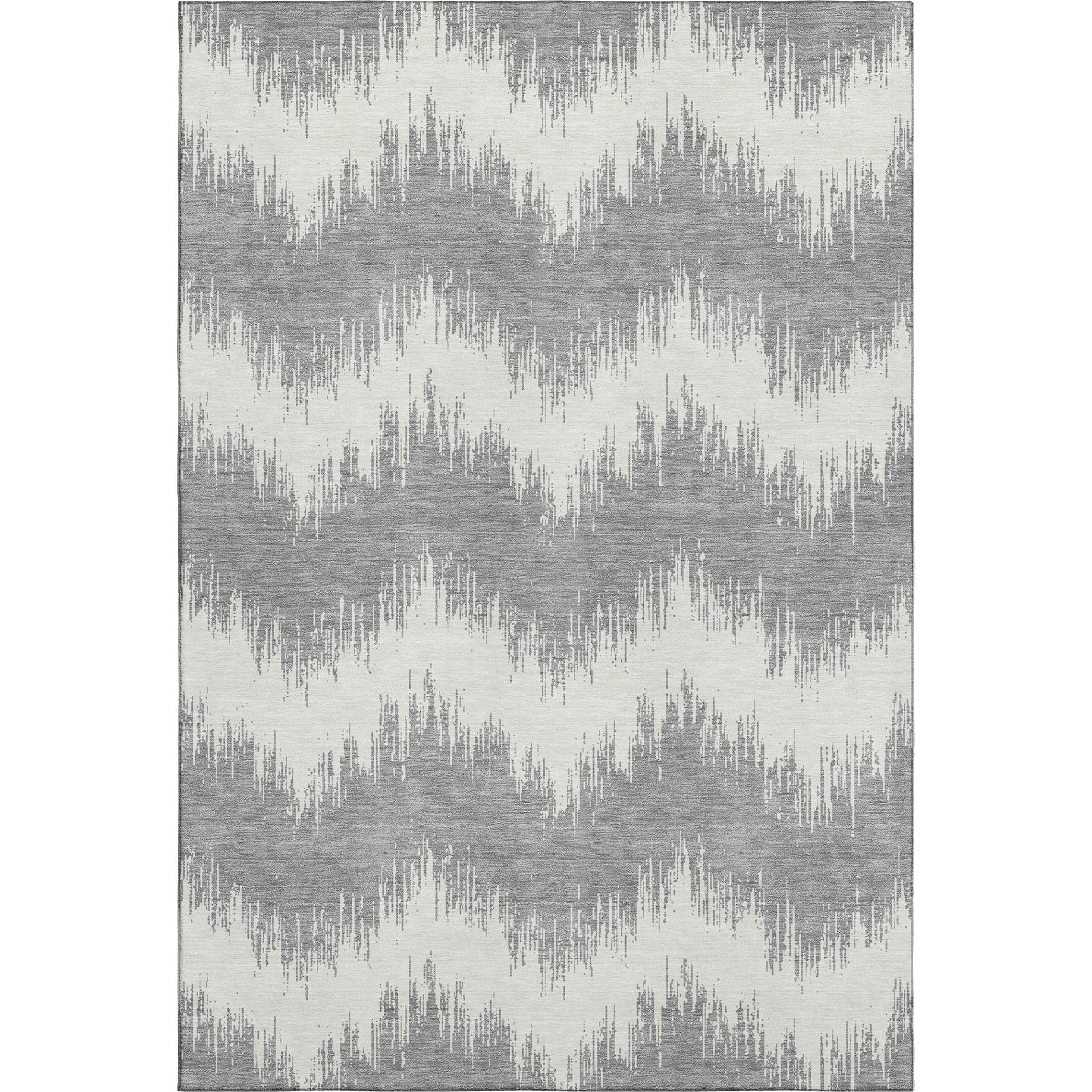 Bruges Machine Washable Transitional Gray Rug 2'6" x 3'10" #shape_Rectangle