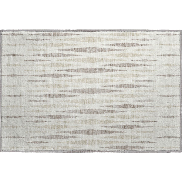 Zanzibar Machine Washable Transitional Ivory Rug 1'8" x 2'6"
