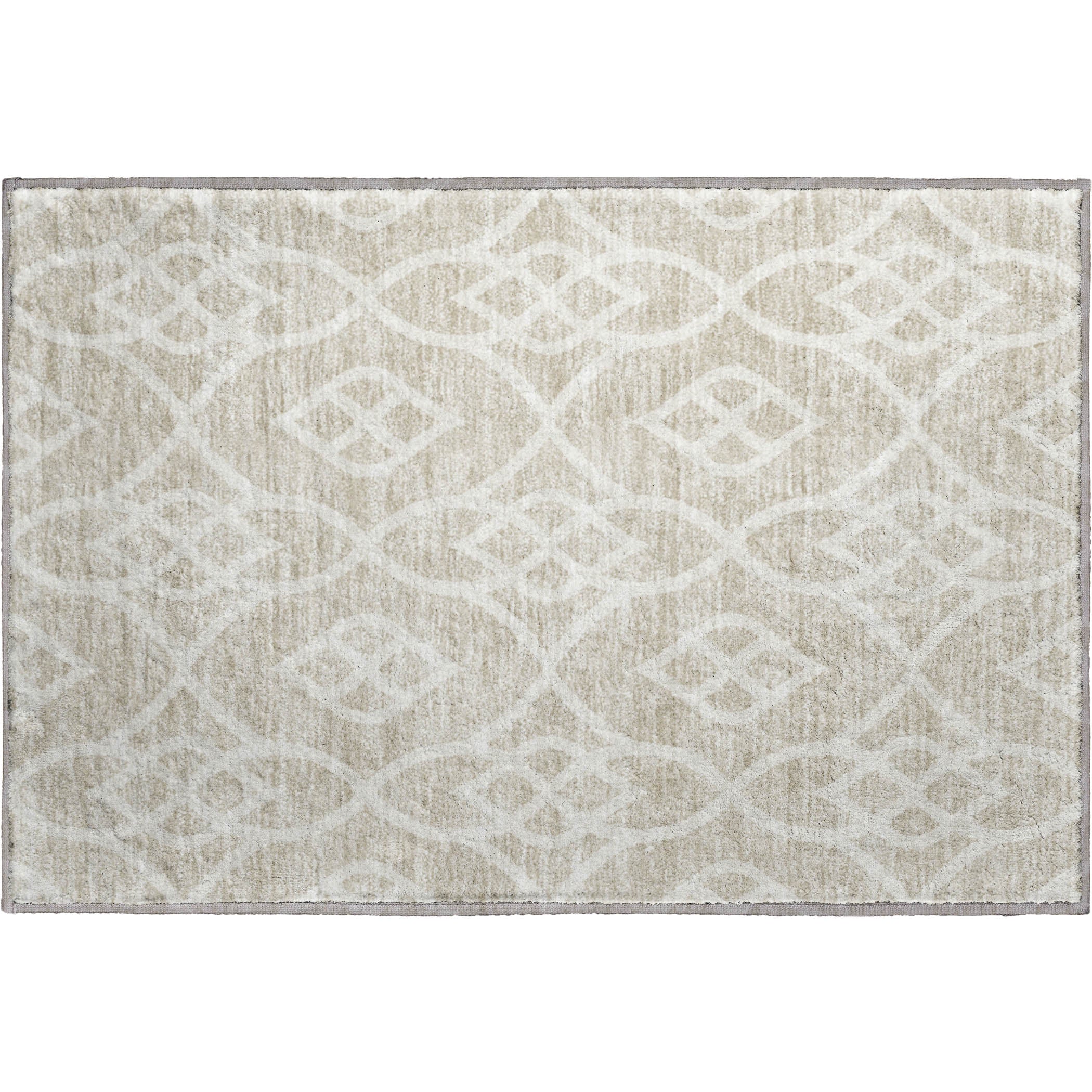 Jaipur Machine Washable Transitional Beige Brown Rug 1'8" x 2'6" #shape_Rectangle