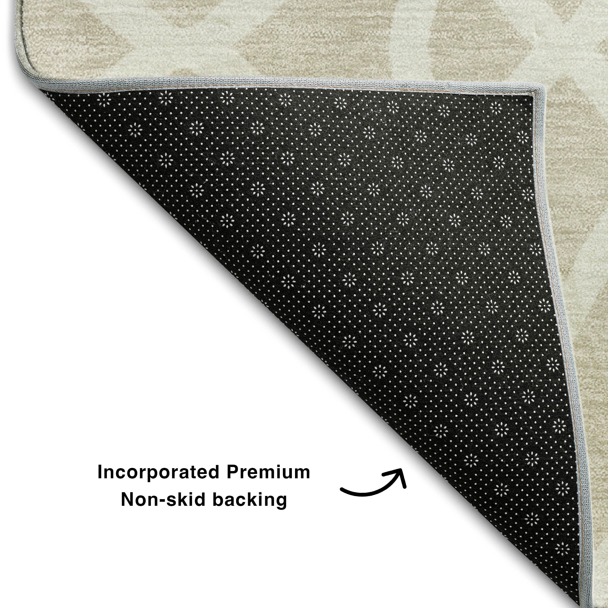 Jaipur Machine Washable Transitional Beige Brown Rug 1'8" x 2'6" #shape_Rectangle