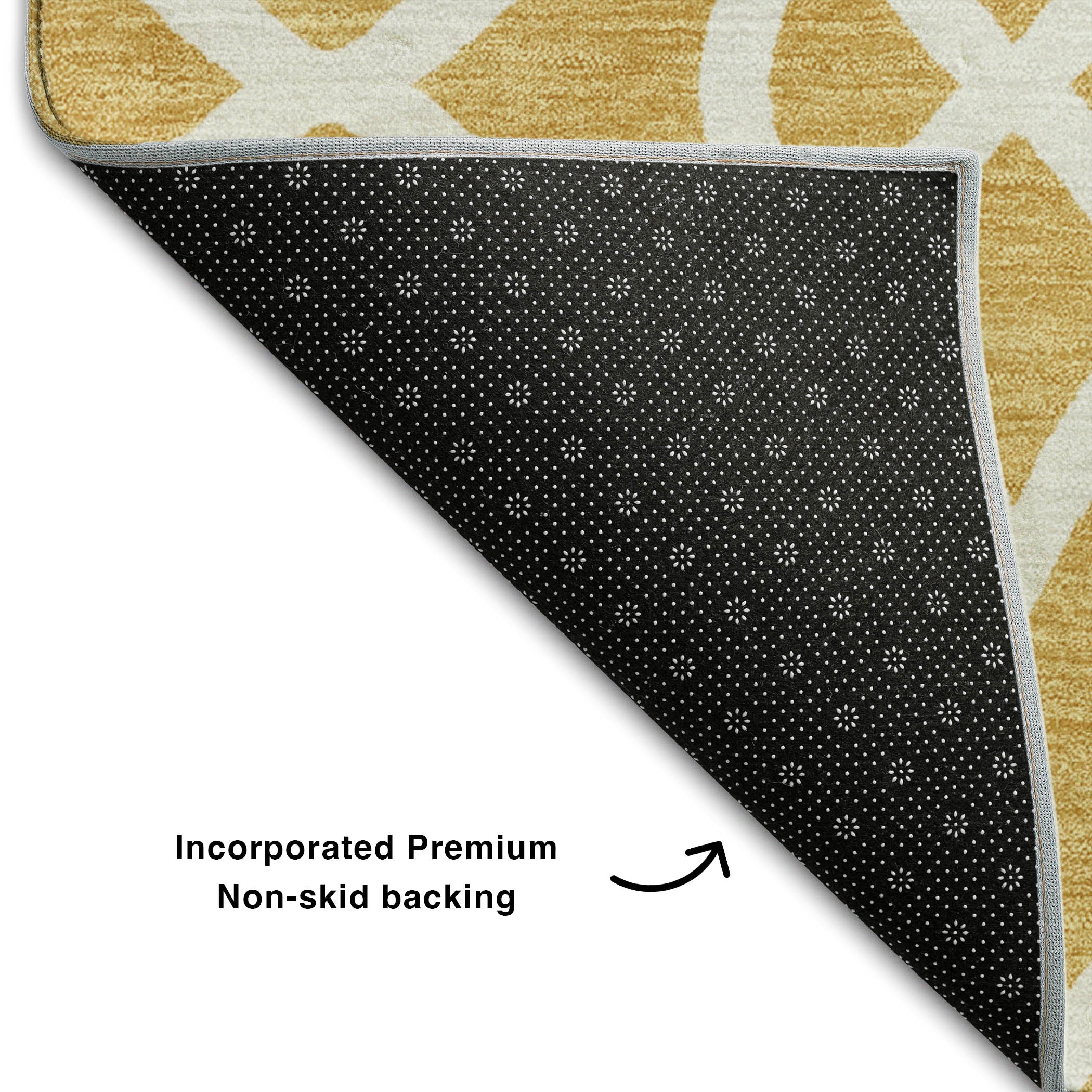 Jaipur Machine Washable Transitional Gold Rug 1'8" x 2'6" #shape_Rectangle