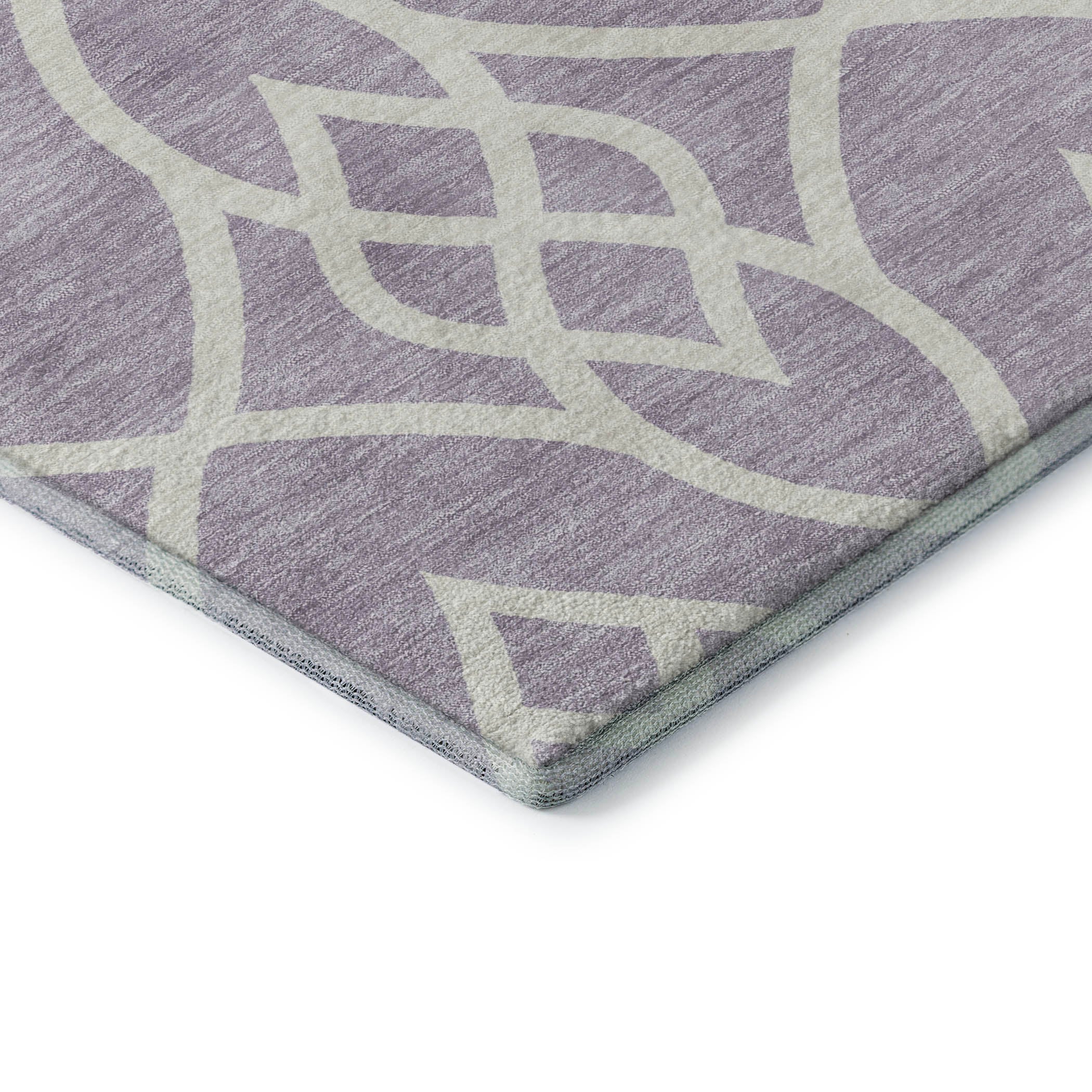 Jaipur Machine Washable Transitional Lavender Purple Rug 1'8" x 2'6" #shape_Rectangle