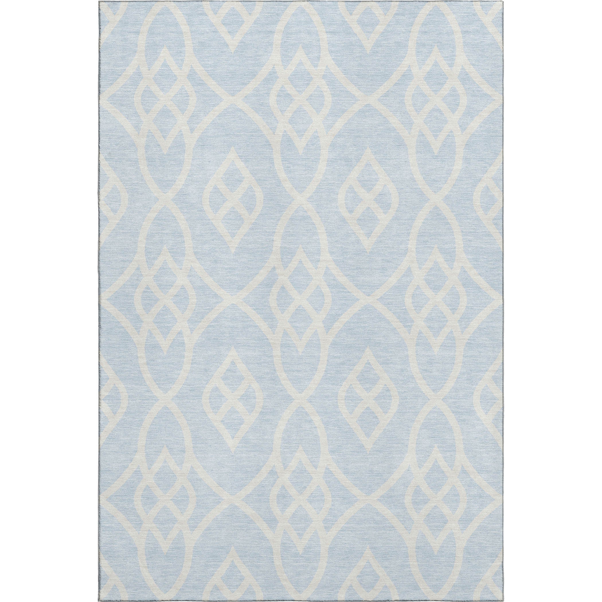 Jaipur Machine Washable Transitional Sky Blue Rug 2'6" x 3'10" #shape_Rectangle