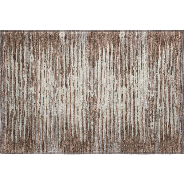 Chiang Mai Machine Washable Transitional Brown Rug 1'8" x 2'6"