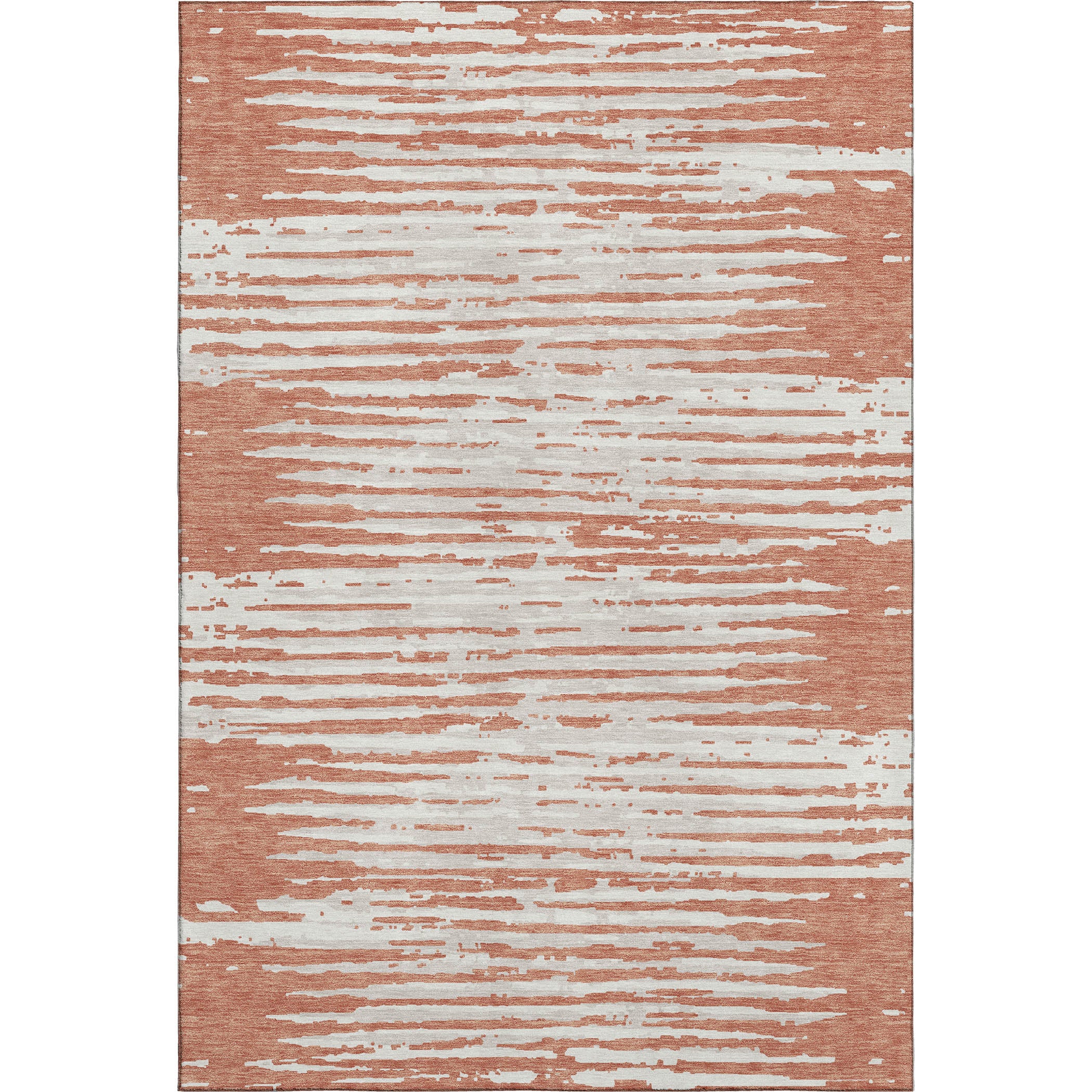 Chiang Mai Machine Washable Transitional Coral Orange Rug 2'6" x 3'10" #shape_Rectangle