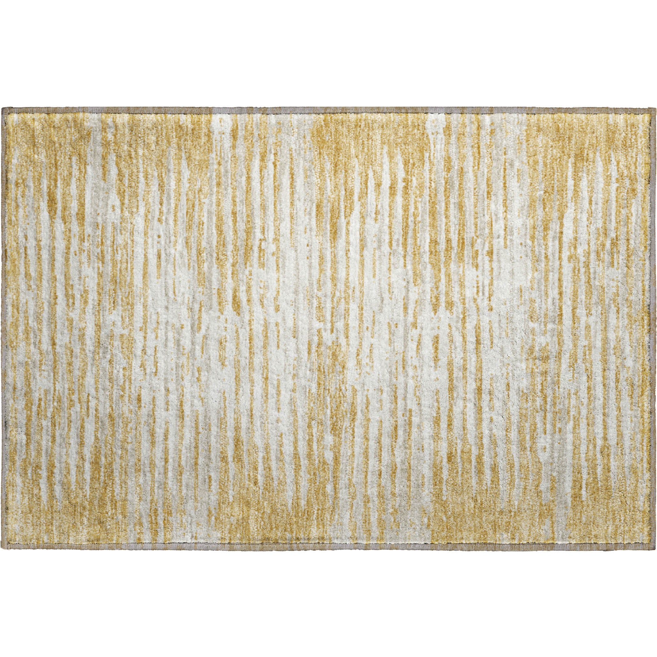 Chiang Mai Machine Washable Transitional Gold Rug 1'8" x 2'6" #shape_Rectangle