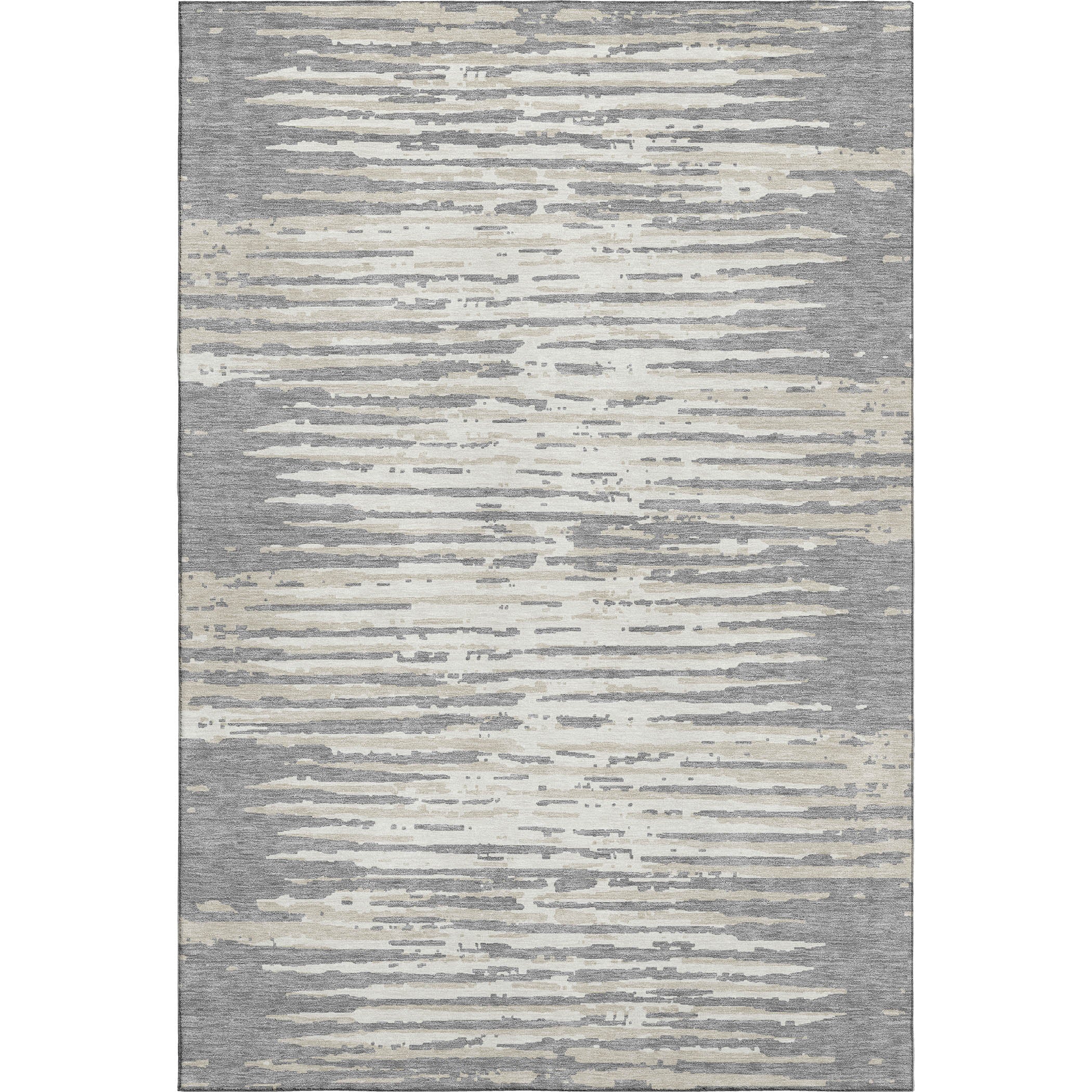 Chiang Mai Machine Washable Transitional Gray Rug 2'6" x 3'10" #shape_Rectangle