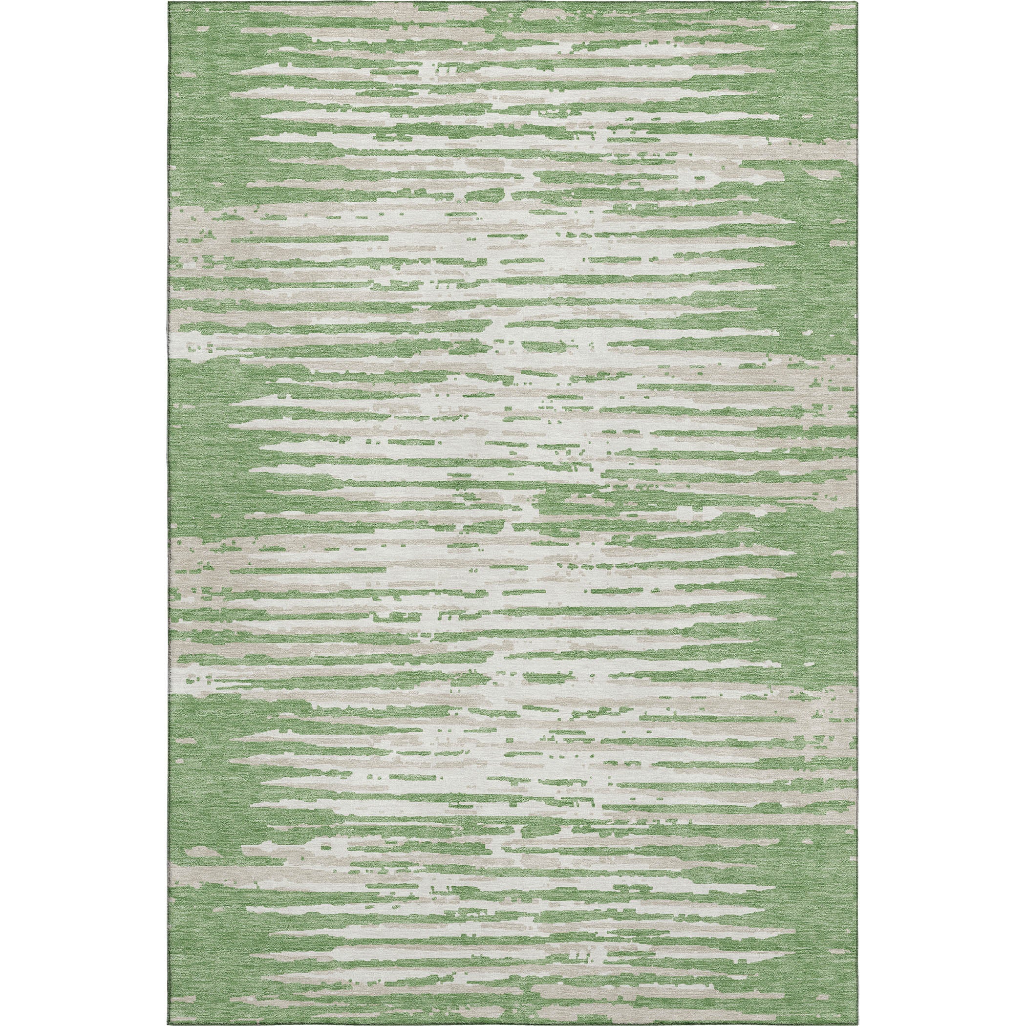 Chiang Mai Machine Washable Transitional Green Rug 2'6" x 3'10" #shape_Rectangle