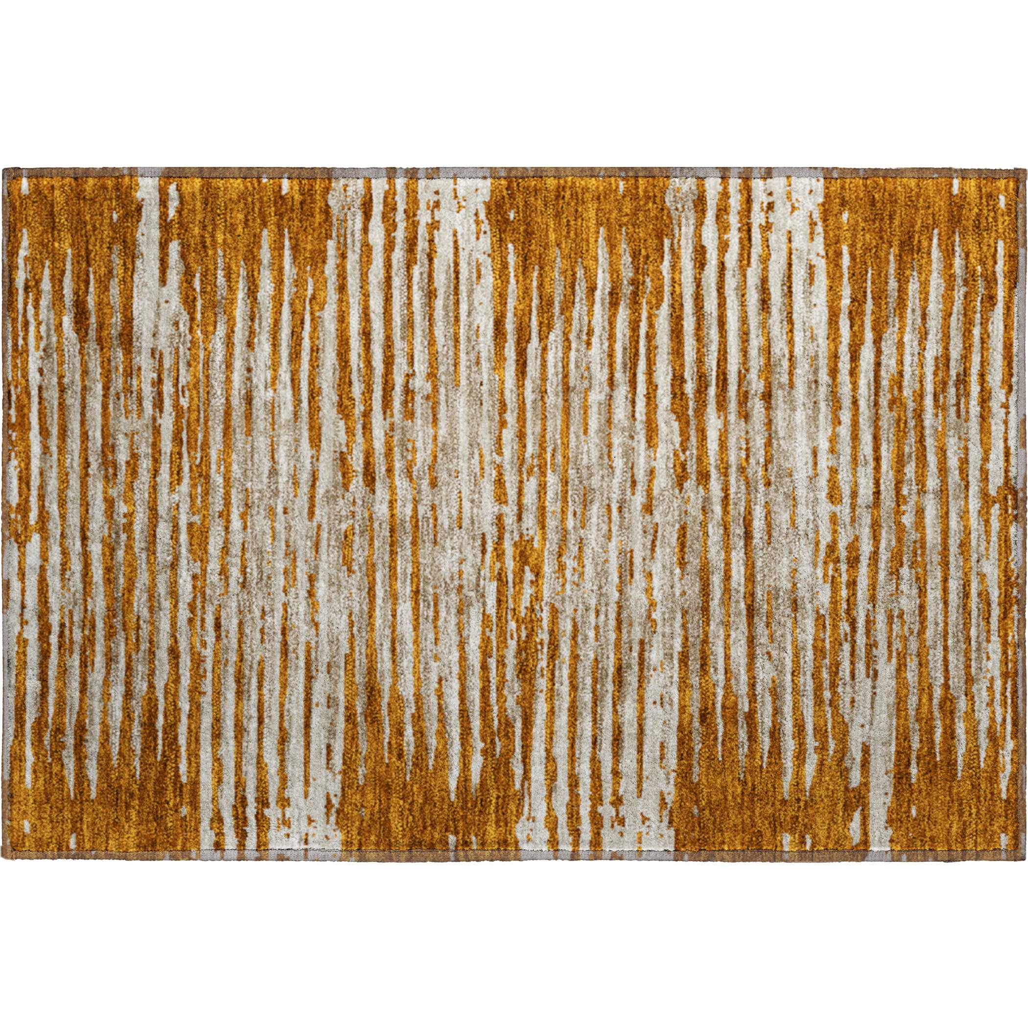 Chiang Mai Machine Washable Transitional Paprika Orange Rug 1'8" x 2'6" #shape_Rectangle