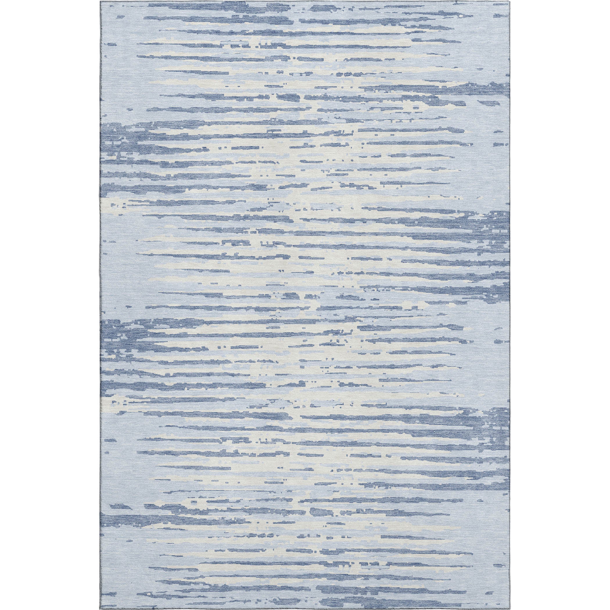 Chiang Mai Machine Washable Transitional Sky Blue Rug 2'6" x 3'10" #shape_Rectangle