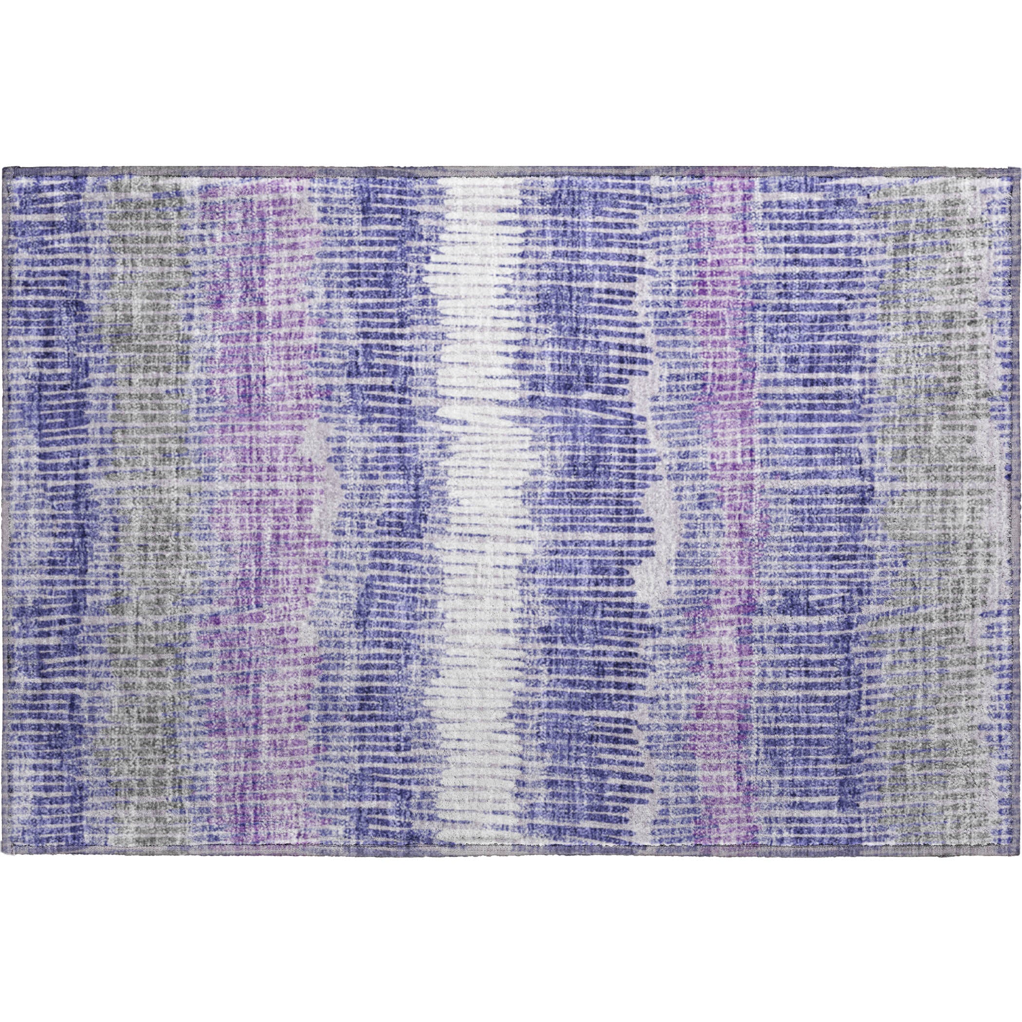 Lima Machine Washable Transitional Purple Rug 1'8" x 2'6" #shape_Rectangle