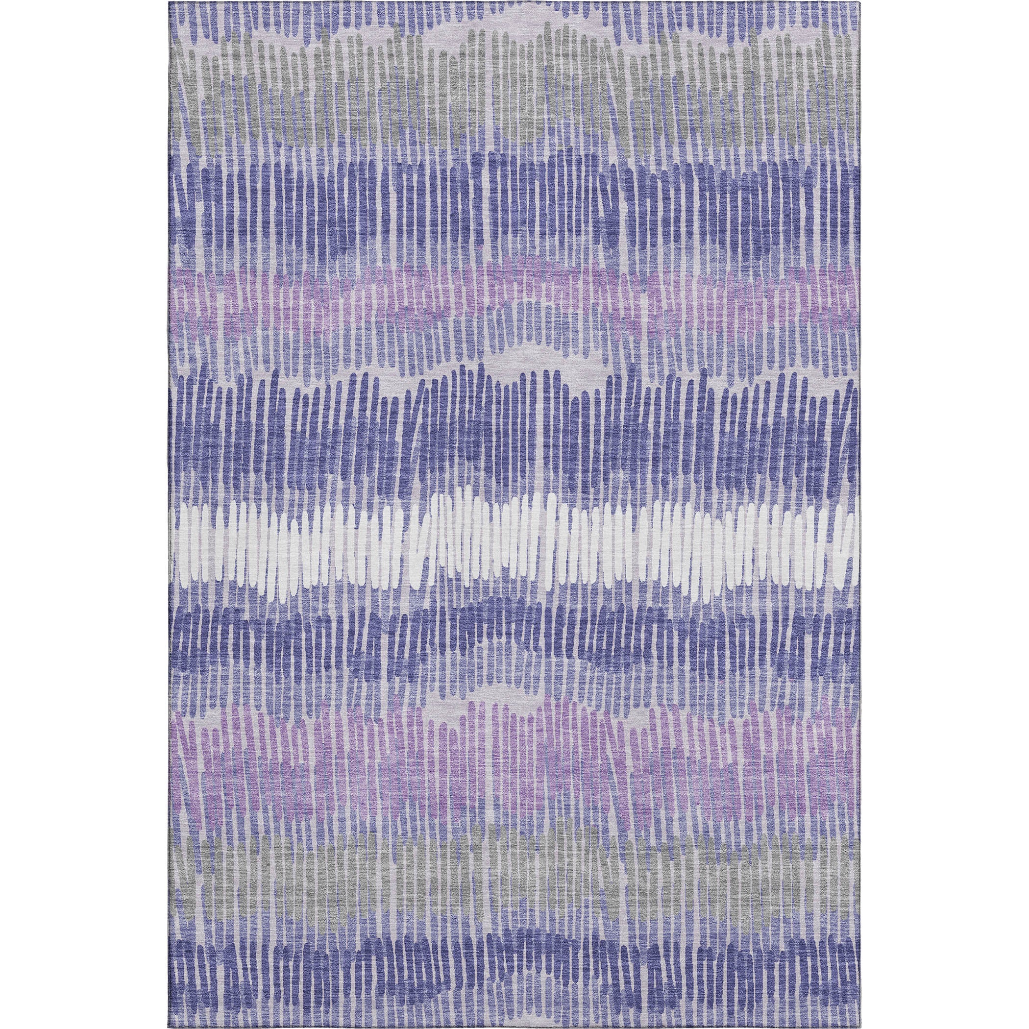 Lima Machine Washable Transitional Purple Rug 2'6" x 3'10" #shape_Rectangle