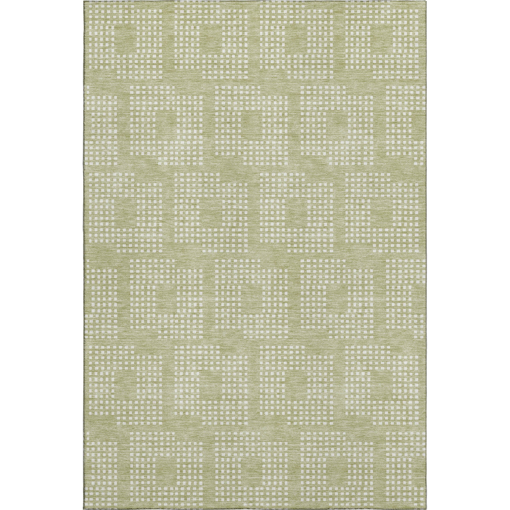 Valletta Machine Washable Transitional Aloe Green Rug 2'6" x 3'10" #shape_Rectangle