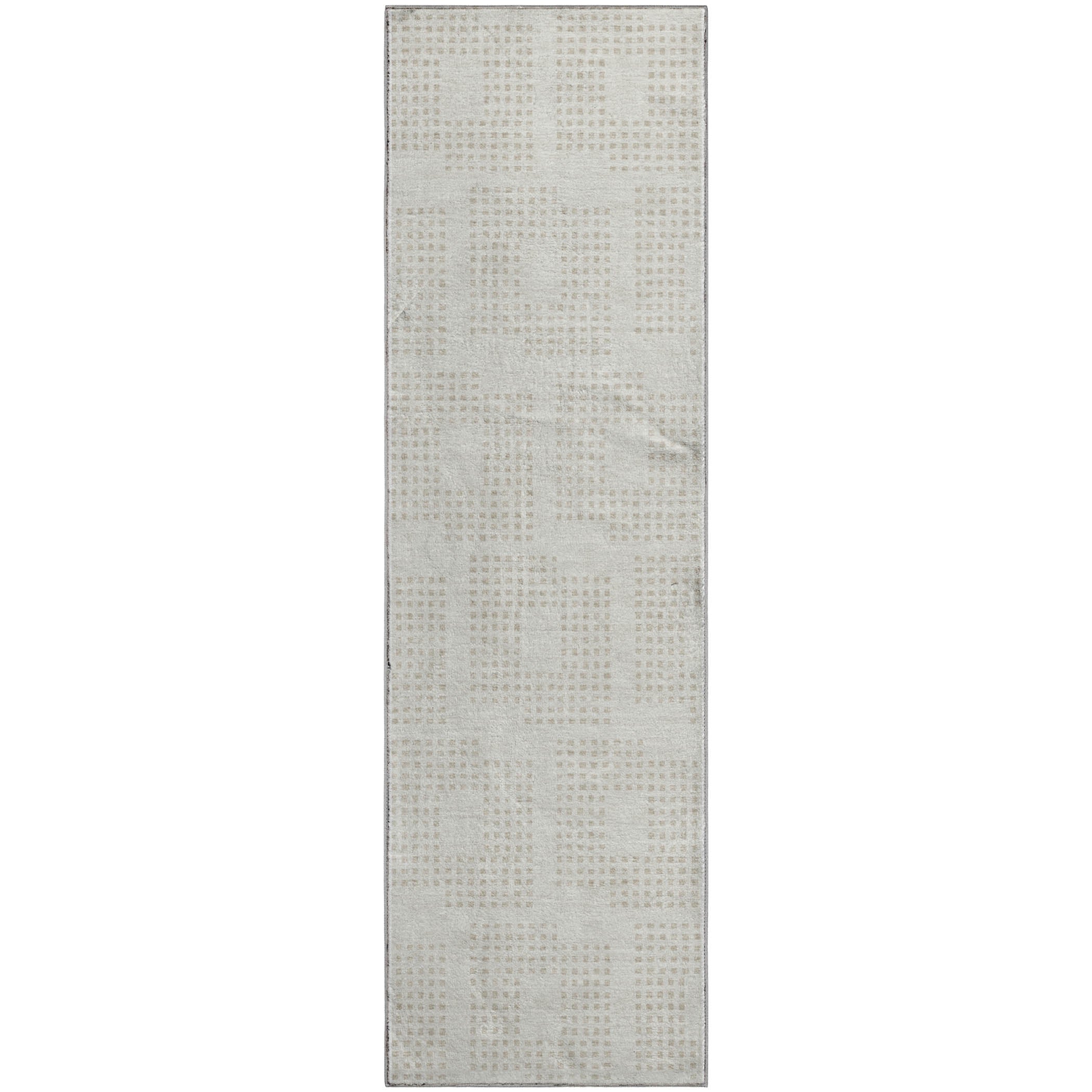 Valletta Machine Washable Transitional Ivory Rug 2'3" x 7'6" #shape_Runner