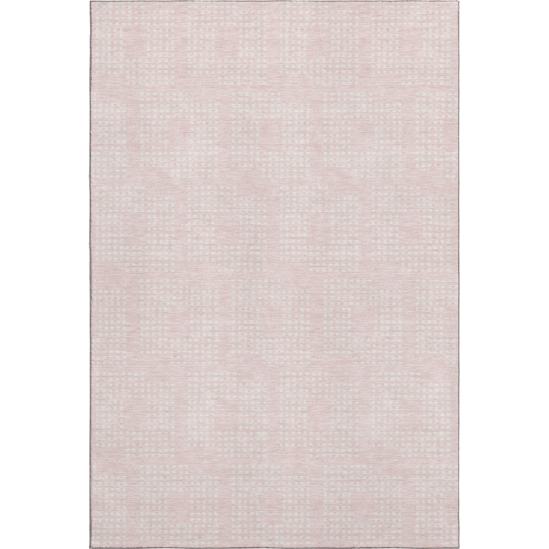 Valletta Machine Washable Transitional Pink Rug 2'6" x 3'10" #shape_Rectangle