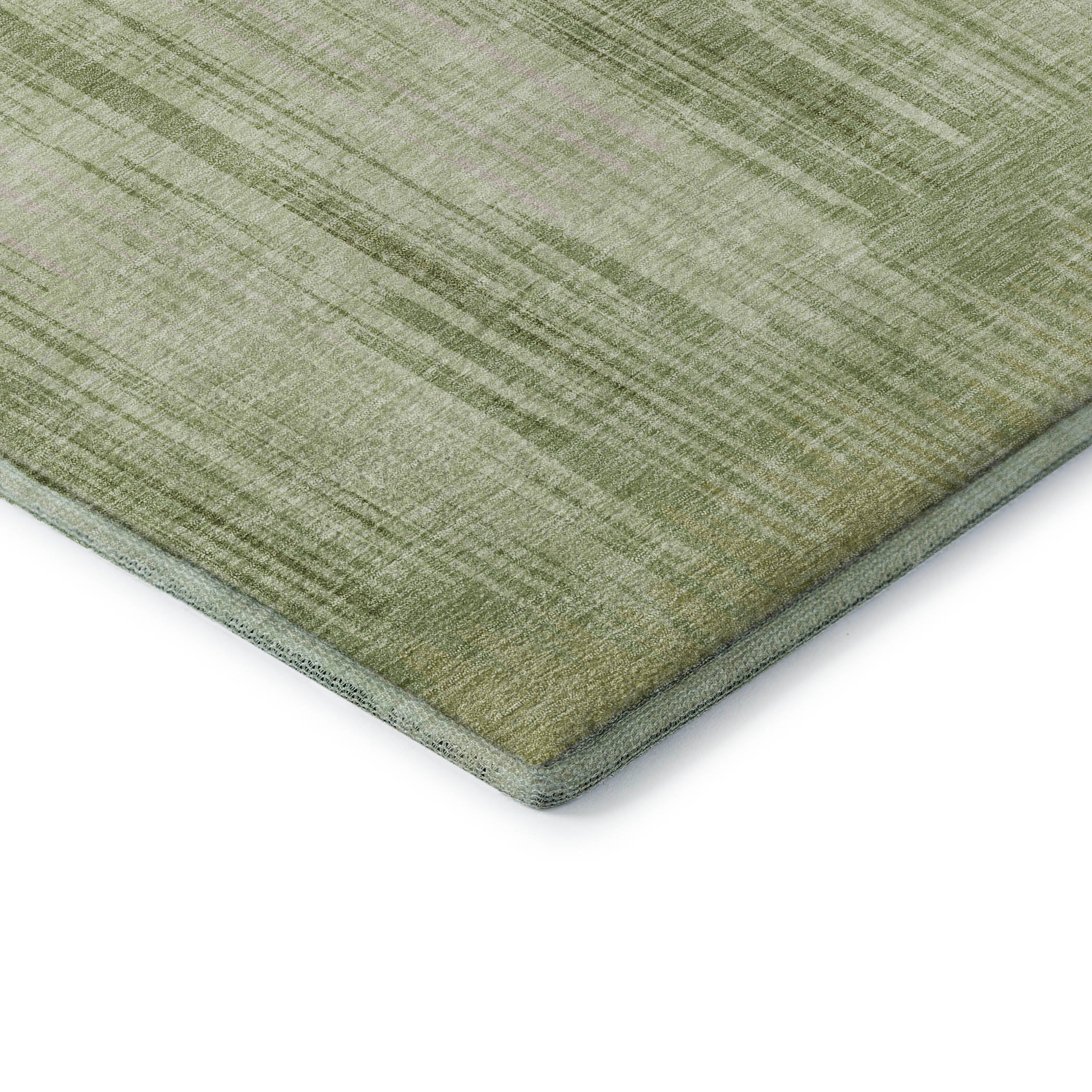 Antigua Machine Washable Transitional Aloe Green Rug 1'8" x 2'6" #shape_Rectangle