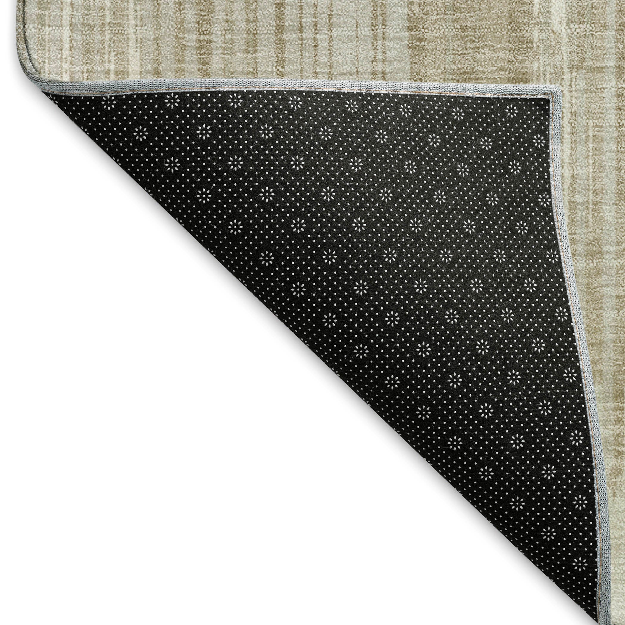 Antigua Machine Washable Transitional Beige Brown Rug 1'8" x 2'6" #shape_Rectangle