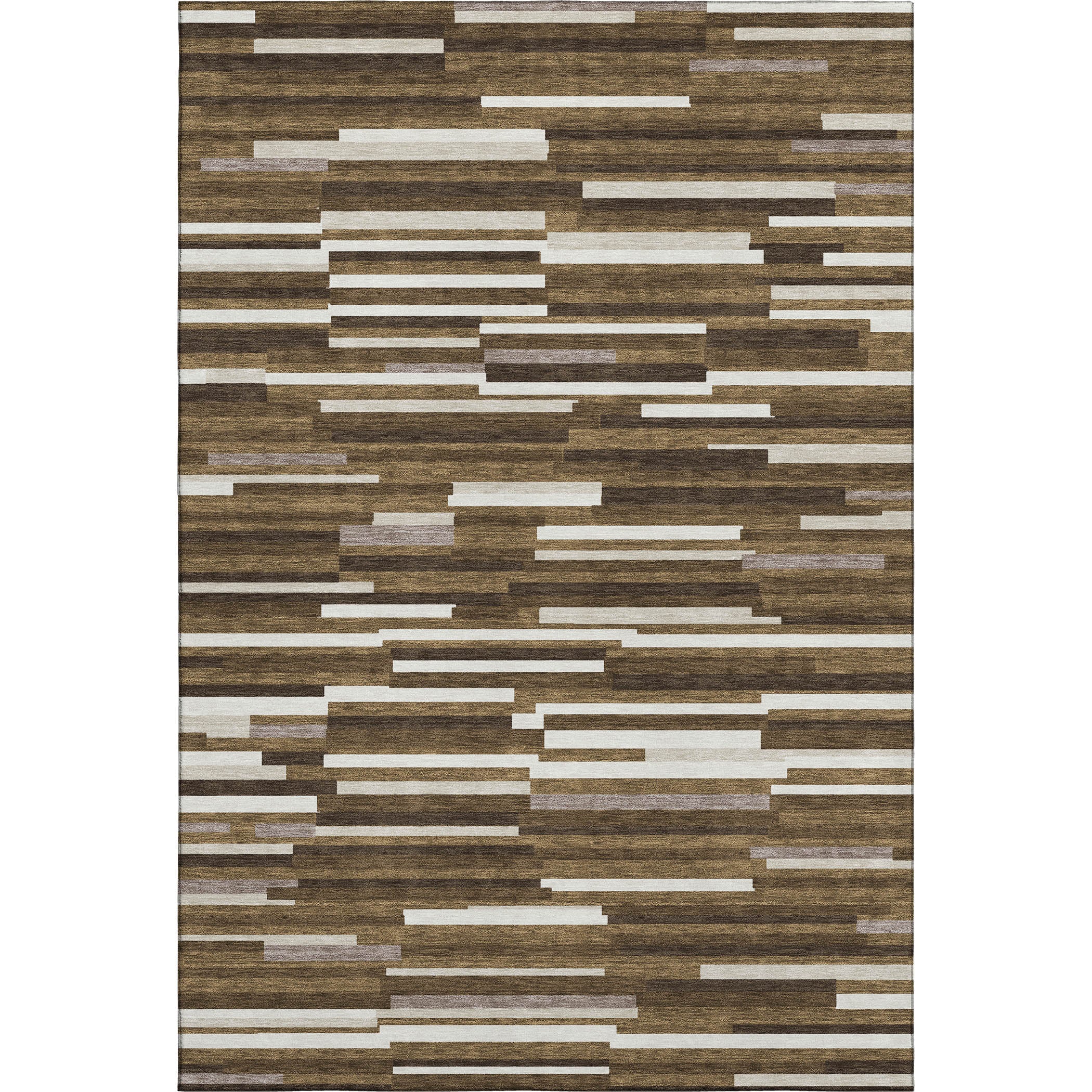 Cartagena Machine Washable Transitional Brown Rug 2'6" x 3'10" #shape_Rectangle