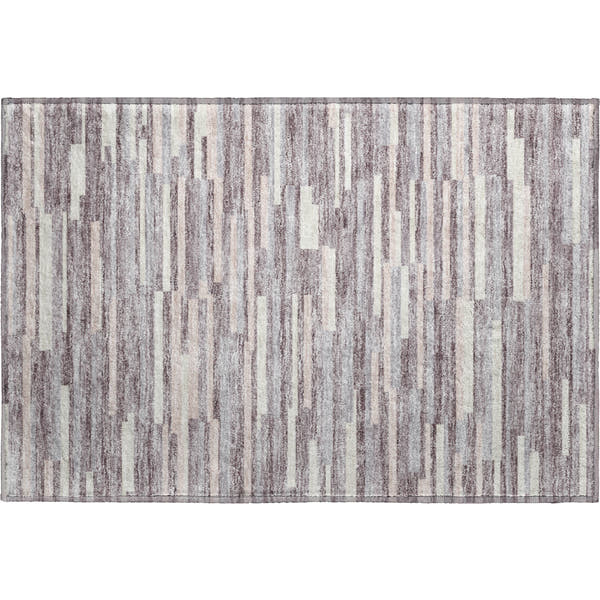 Cartagena Machine Washable Transitional Lavender Purple Rug 1'8" x 2'6"