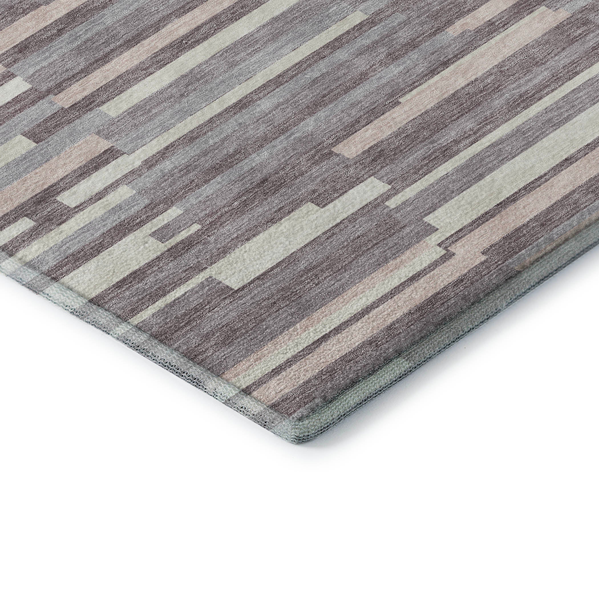 Cartagena Machine Washable Transitional Lavender Purple Rug 1'8" x 2'6" #shape_Rectangle