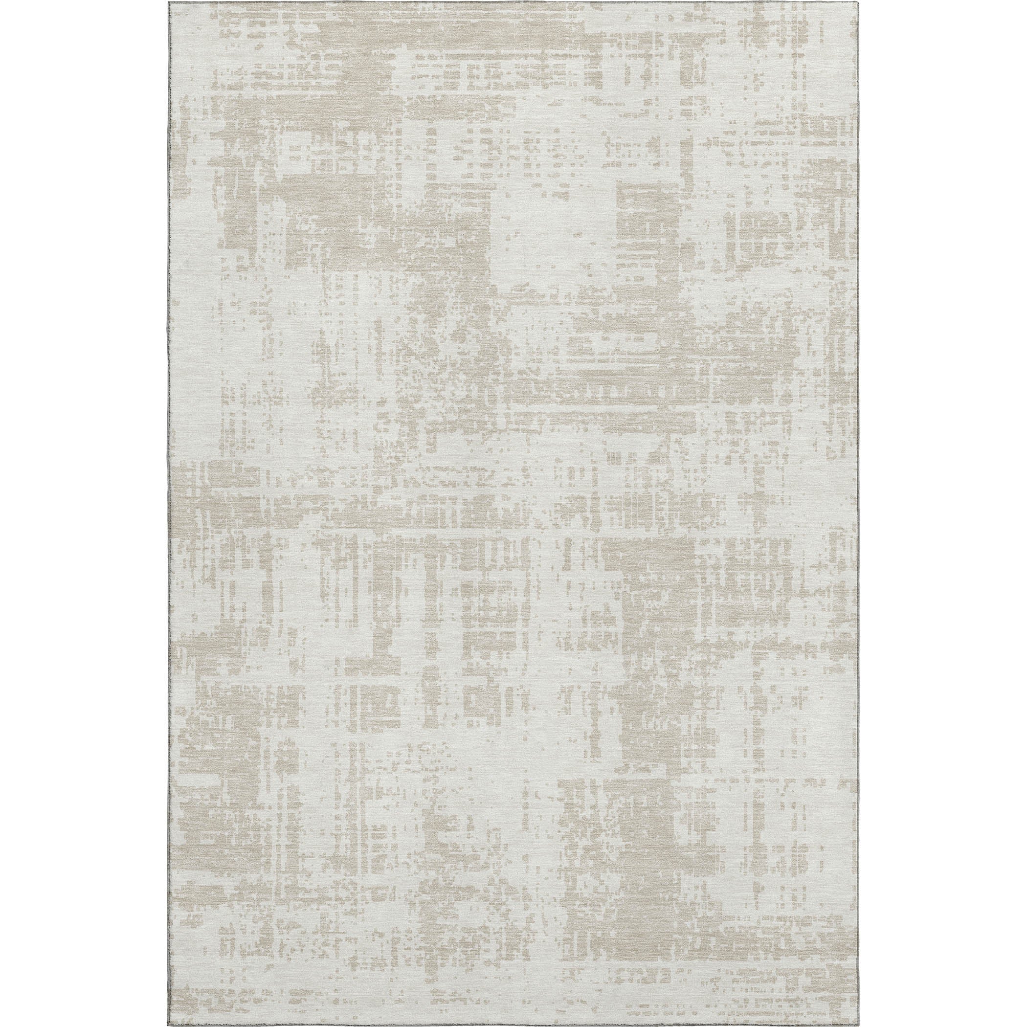 Queenstown Machine Washable Transitional Ivory Rug 2'6" x 3'10" #shape_Rectangle