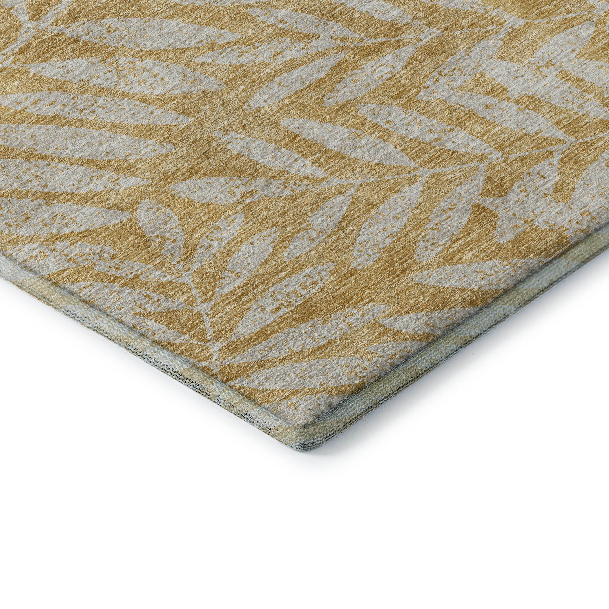 Lima Machine Washable Transitional Gold Rug 1'8" x 2'6" #shape_Rectangle