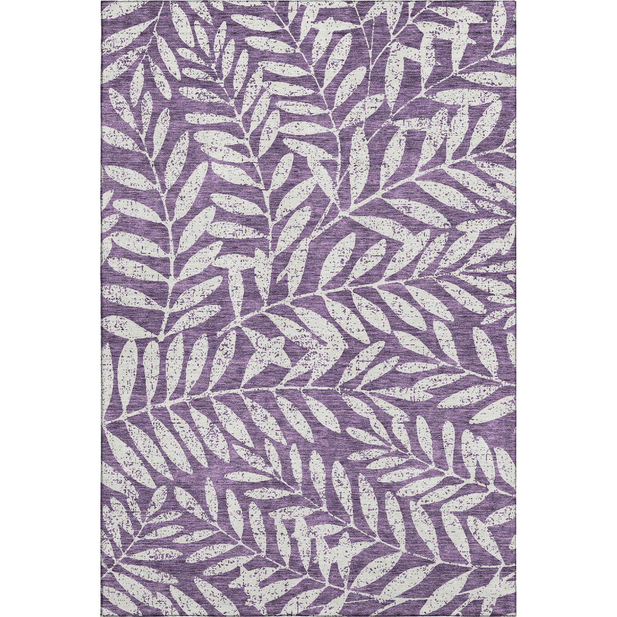Lima Machine Washable Transitional Purple Rug 2'6" x 3'10" #shape_Rectangle