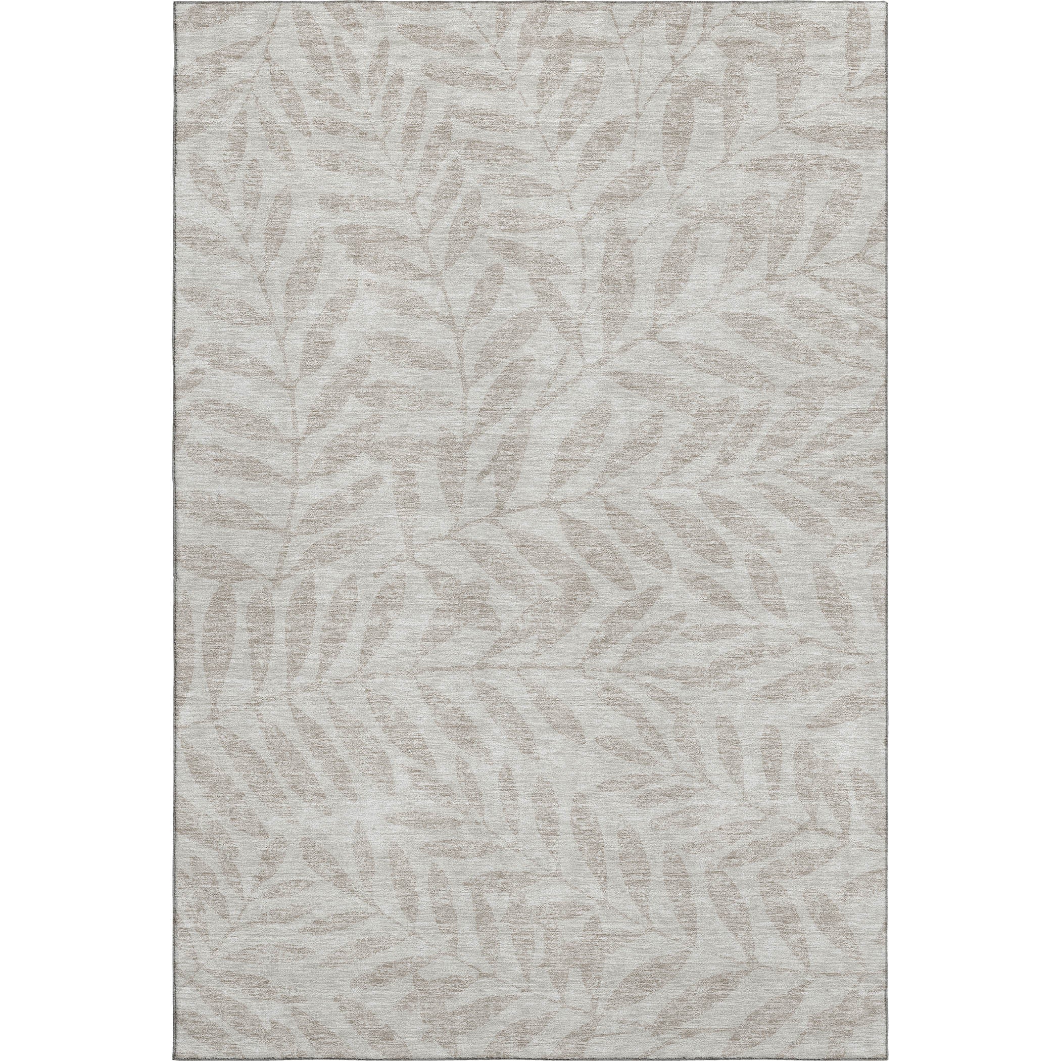 Lima Machine Washable Transitional Taupe Brown Rug 2'6" x 3'10" #shape_Rectangle
