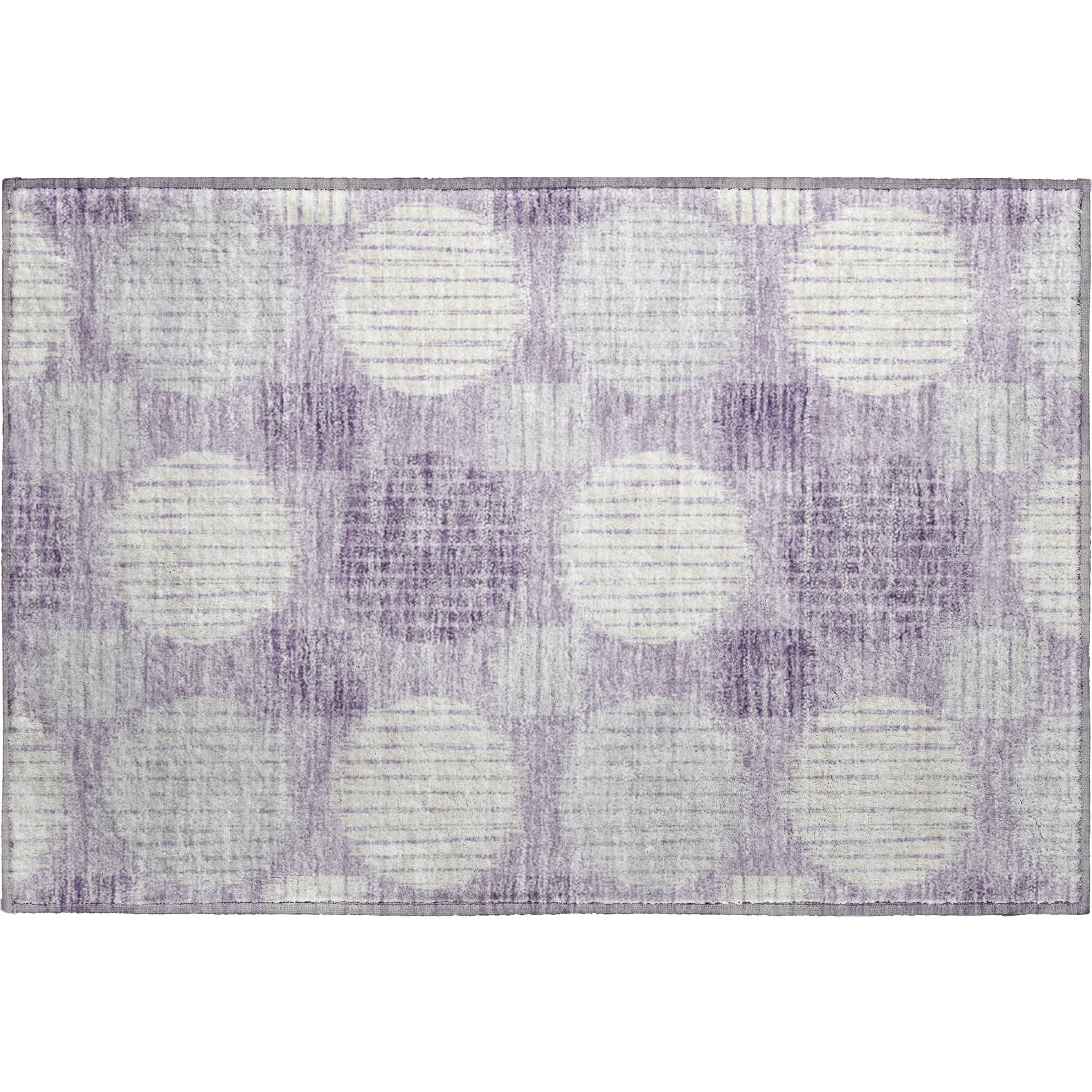 Jaipur Machine Washable Transitional Purple Rug 1'8" x 2'6" #shape_Rectangle