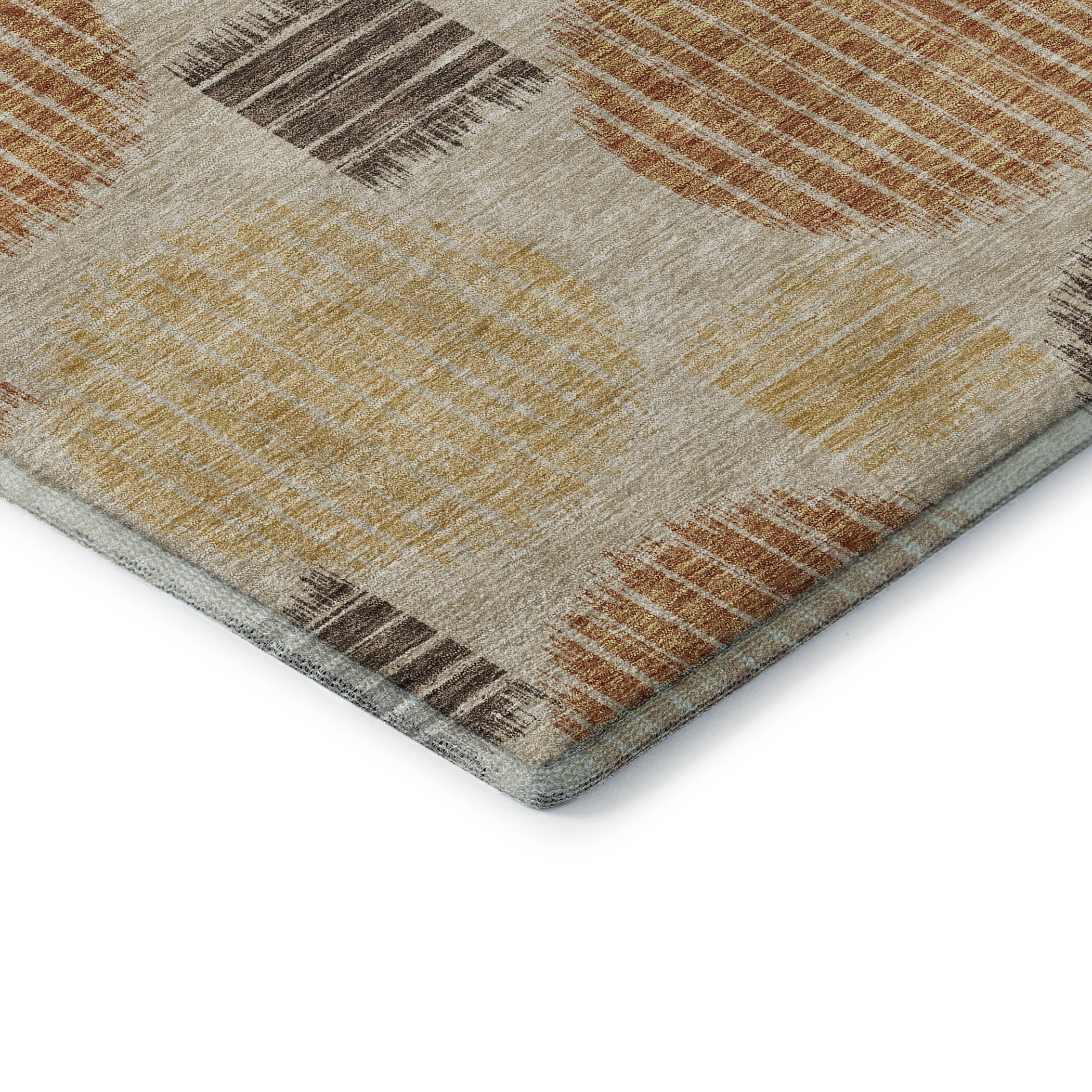 Jaipur Machine Washable Transitional Tan Brown Rug 1'8" x 2'6" #shape_Rectangle