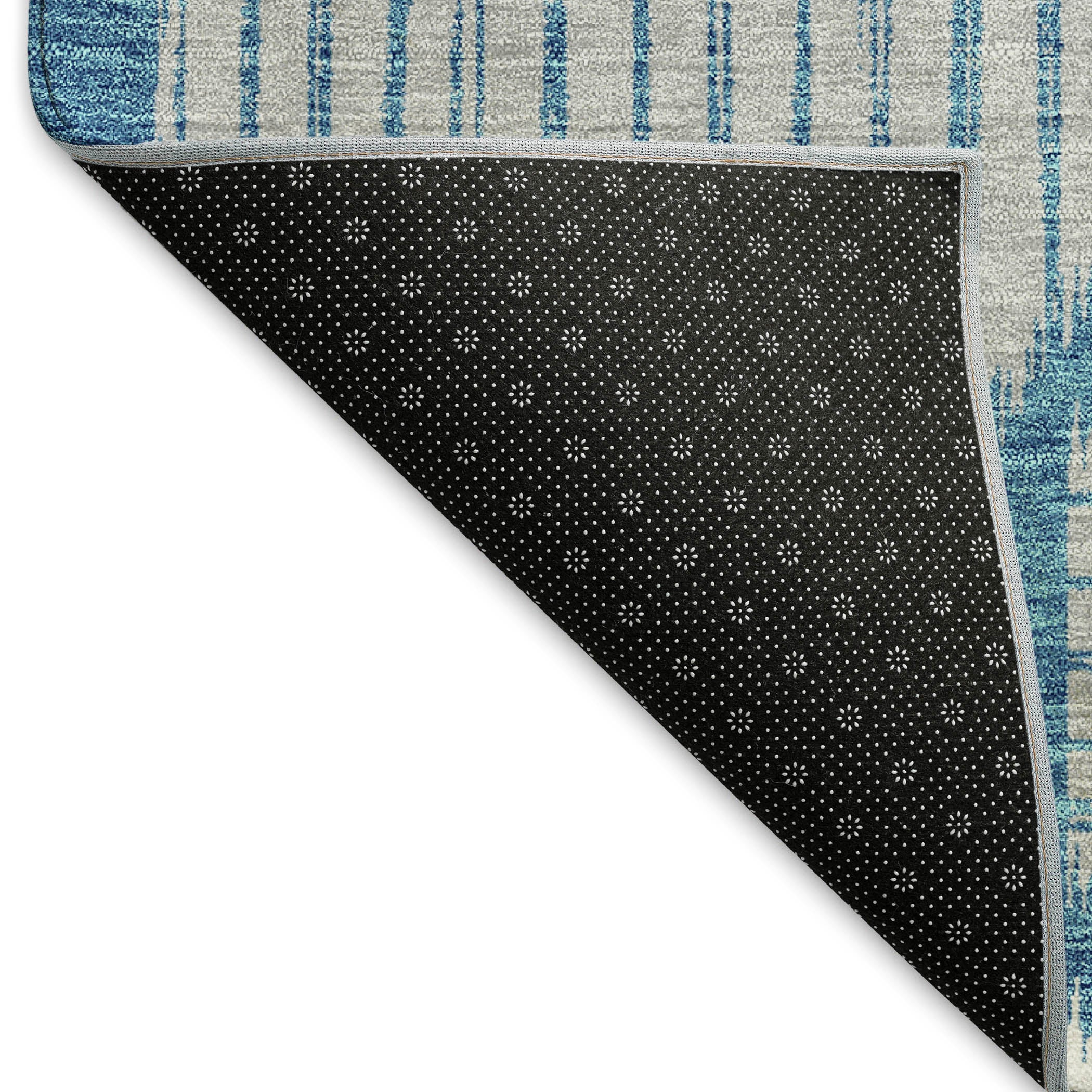 Jaipur Machine Washable Transitional Teal Rug 1'8" x 2'6" #shape_Rectangle