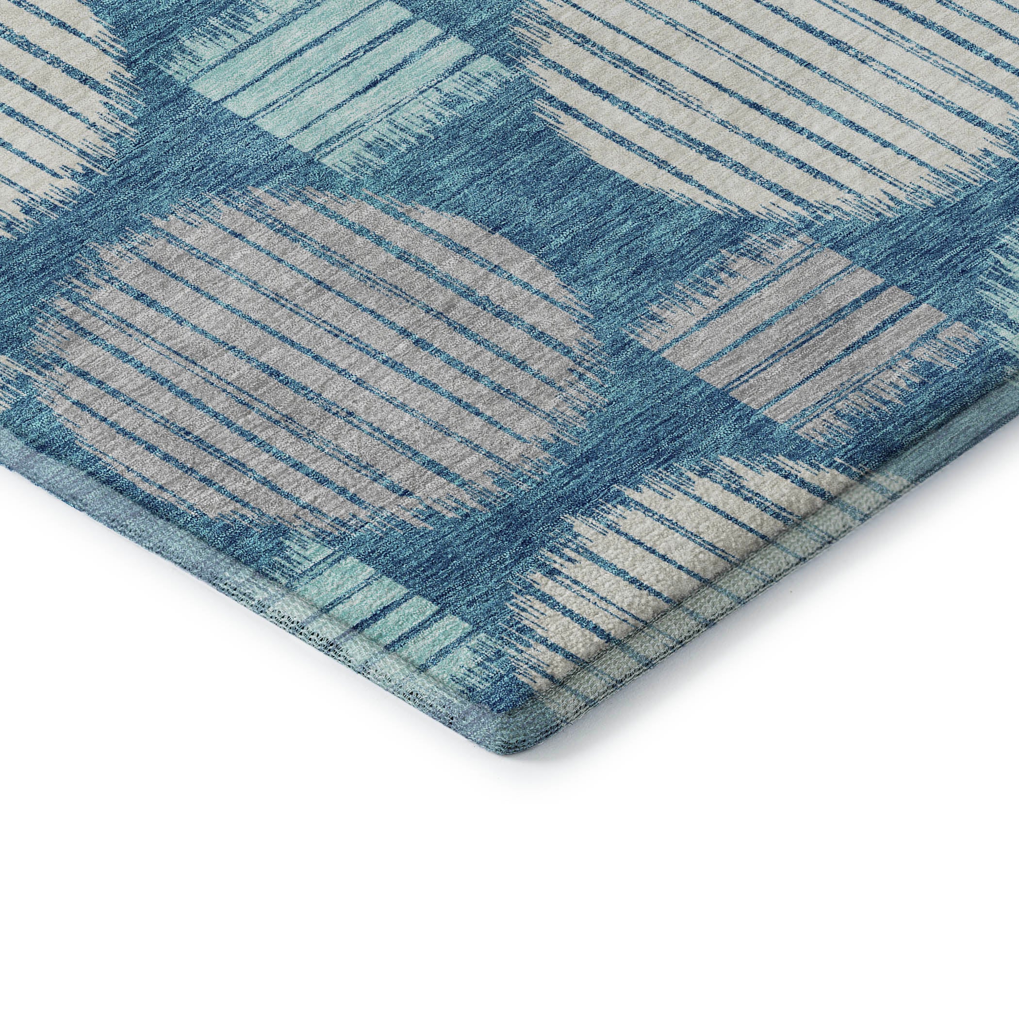 Jaipur Machine Washable Transitional Teal Rug 1'8" x 2'6" #shape_Rectangle