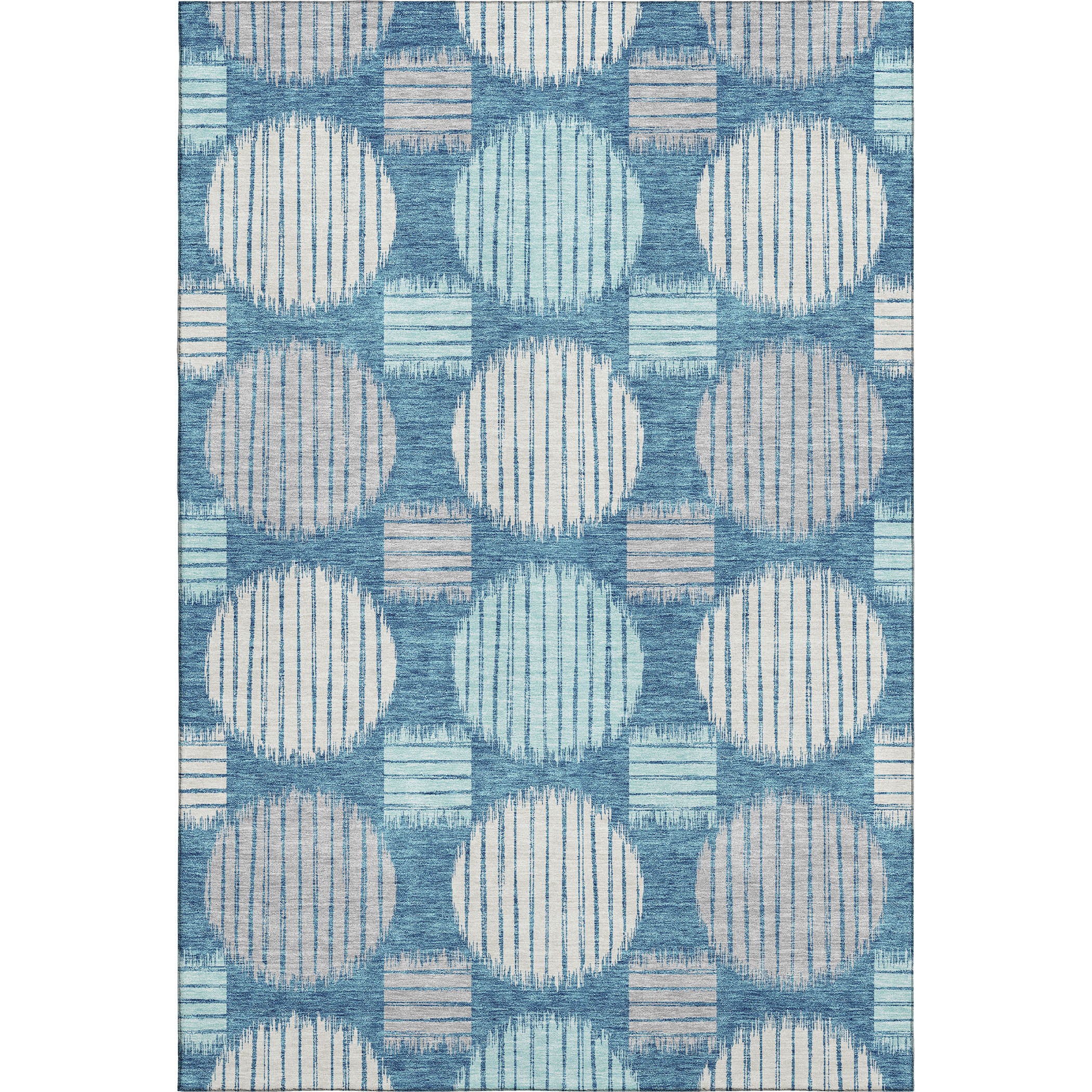 Jaipur Machine Washable Transitional Teal Rug 2'6" x 3'10" #shape_Rectangle